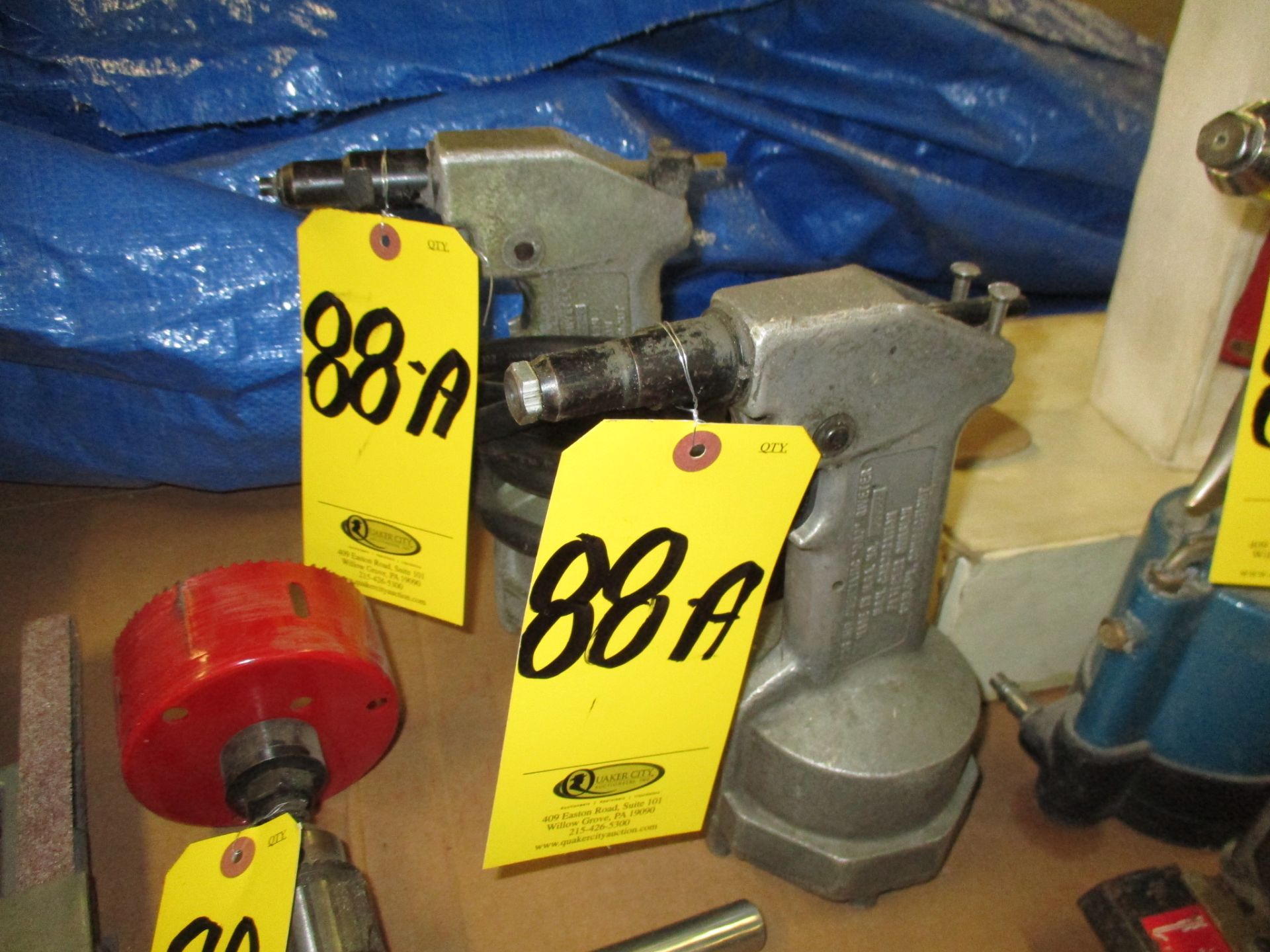 (2) USM PRG-510 Pneumatic "Pop" Riveters