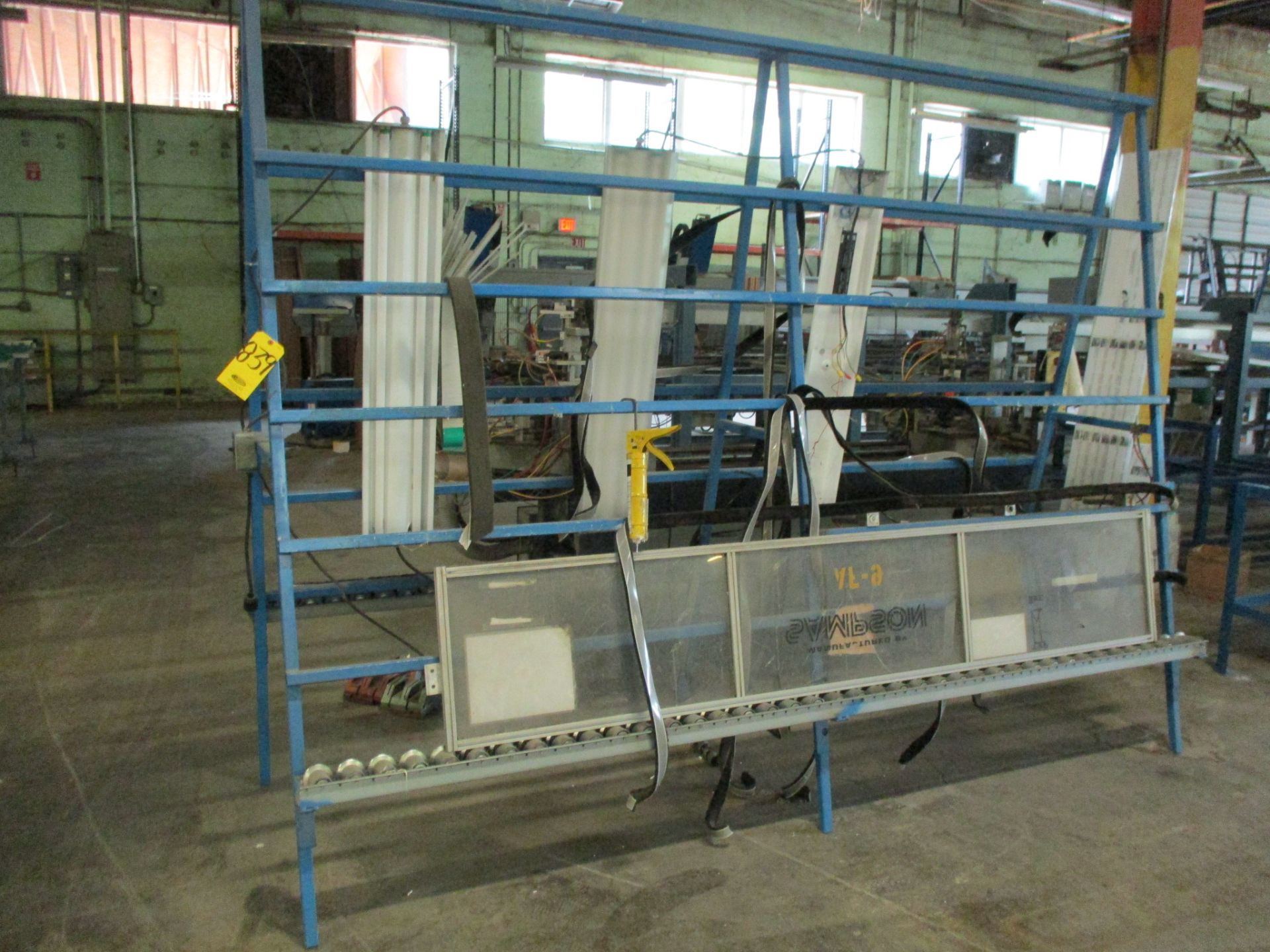 10' Assembly and Inspection Frame with Roller Conveyor