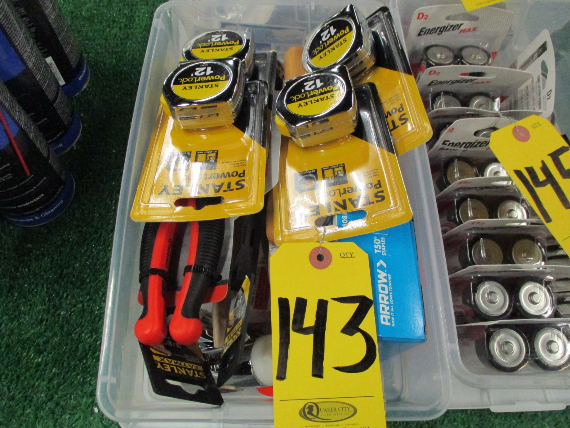 (Lot) Tape Measures, Cutters, Chisels, Staples, Hammers (new) - Image 2 of 2