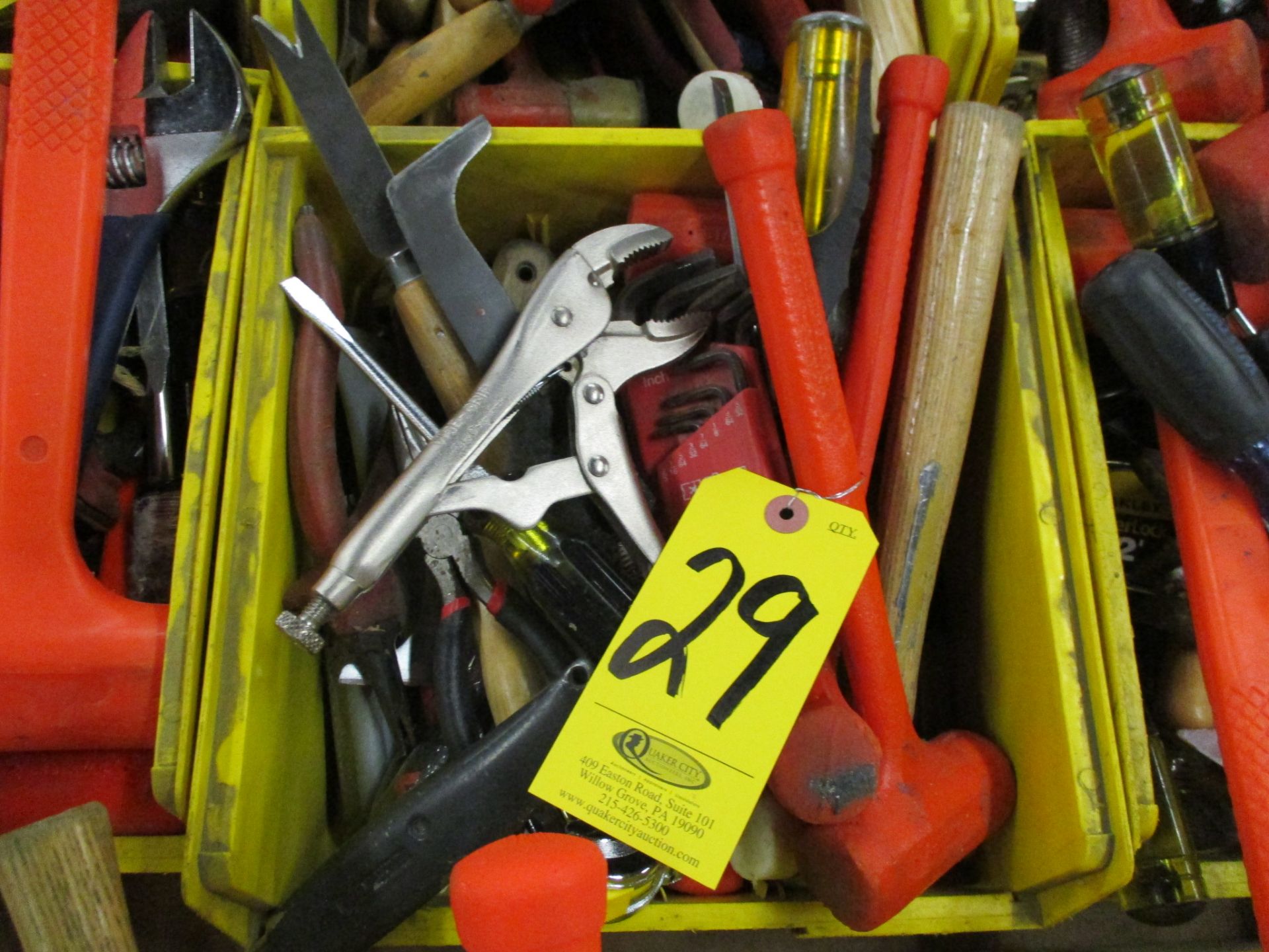 Assorted Hand Tools including Hammers, Screw Drivers, Putty Knives, Utility Knives, Pliers, Snips, T - Image 2 of 2