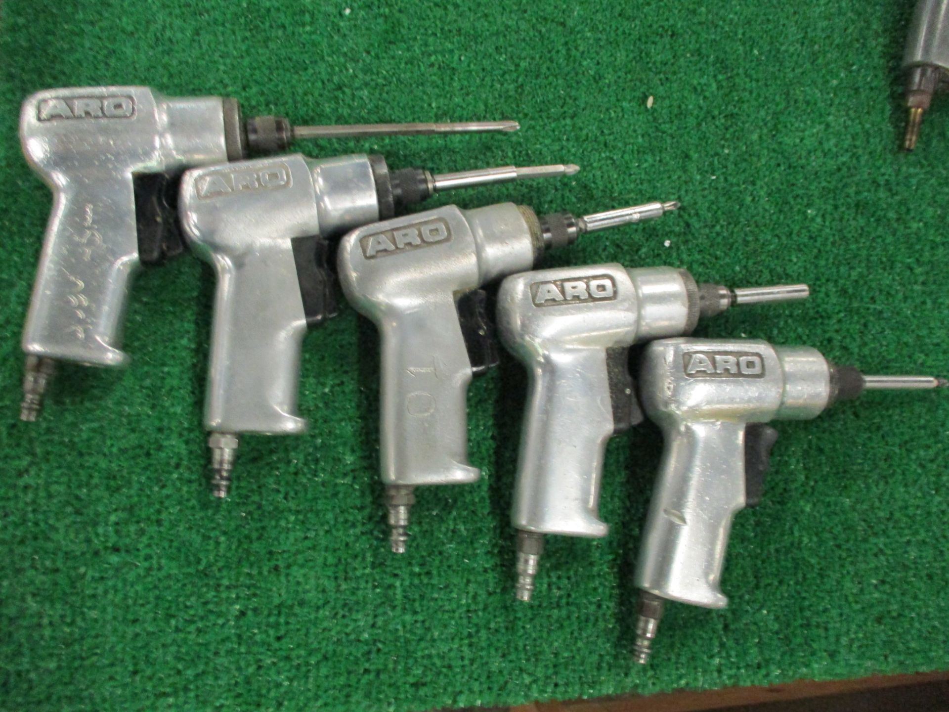 (5) Aro Pistol Grip Pneumatic Drill