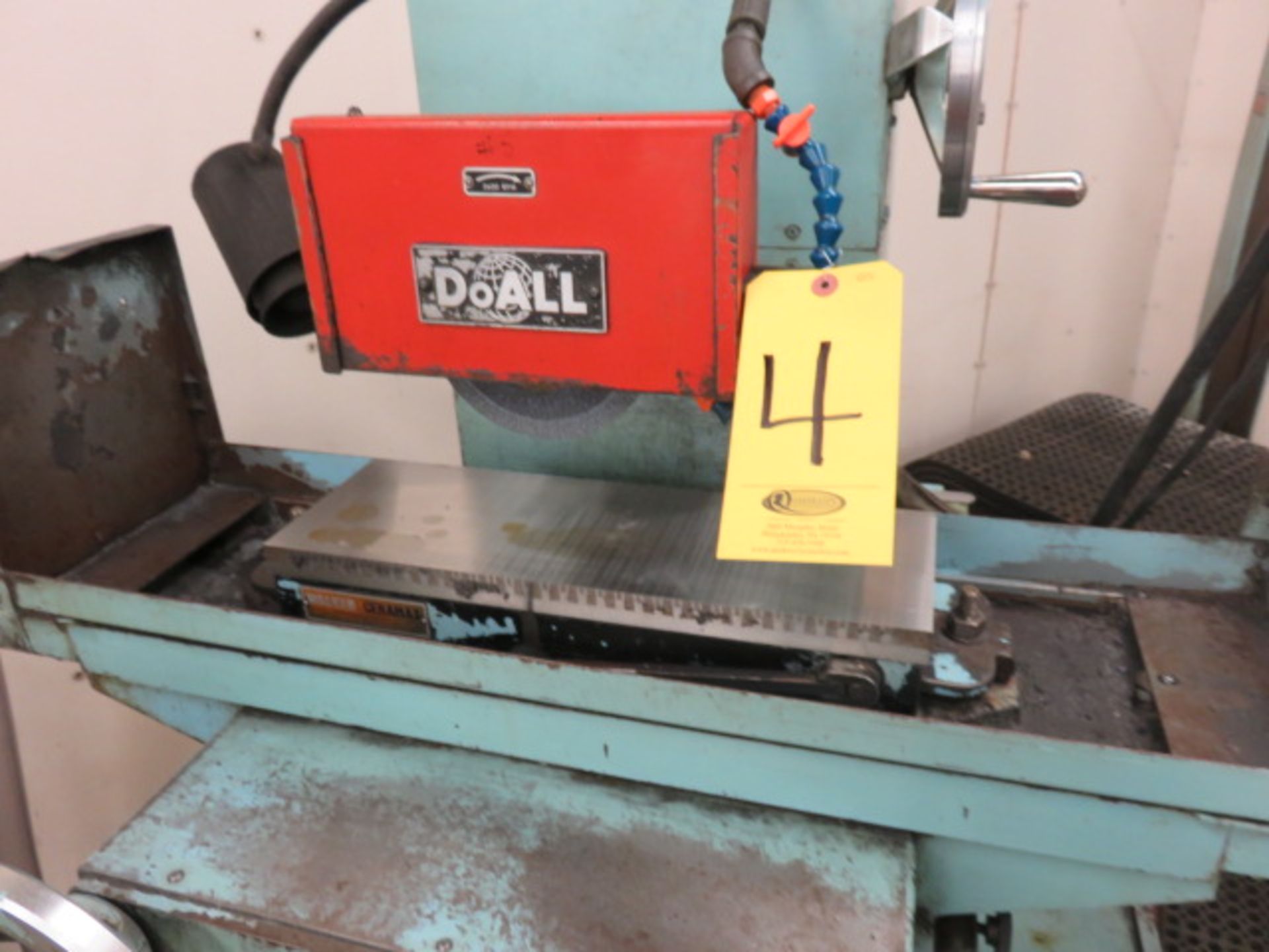 1984 DOALL VS618 SURFACE GRINDER, S/N 357-84764, 6 IN X 18 IN WALKER PERMANENT MAGNETIC CHUCK