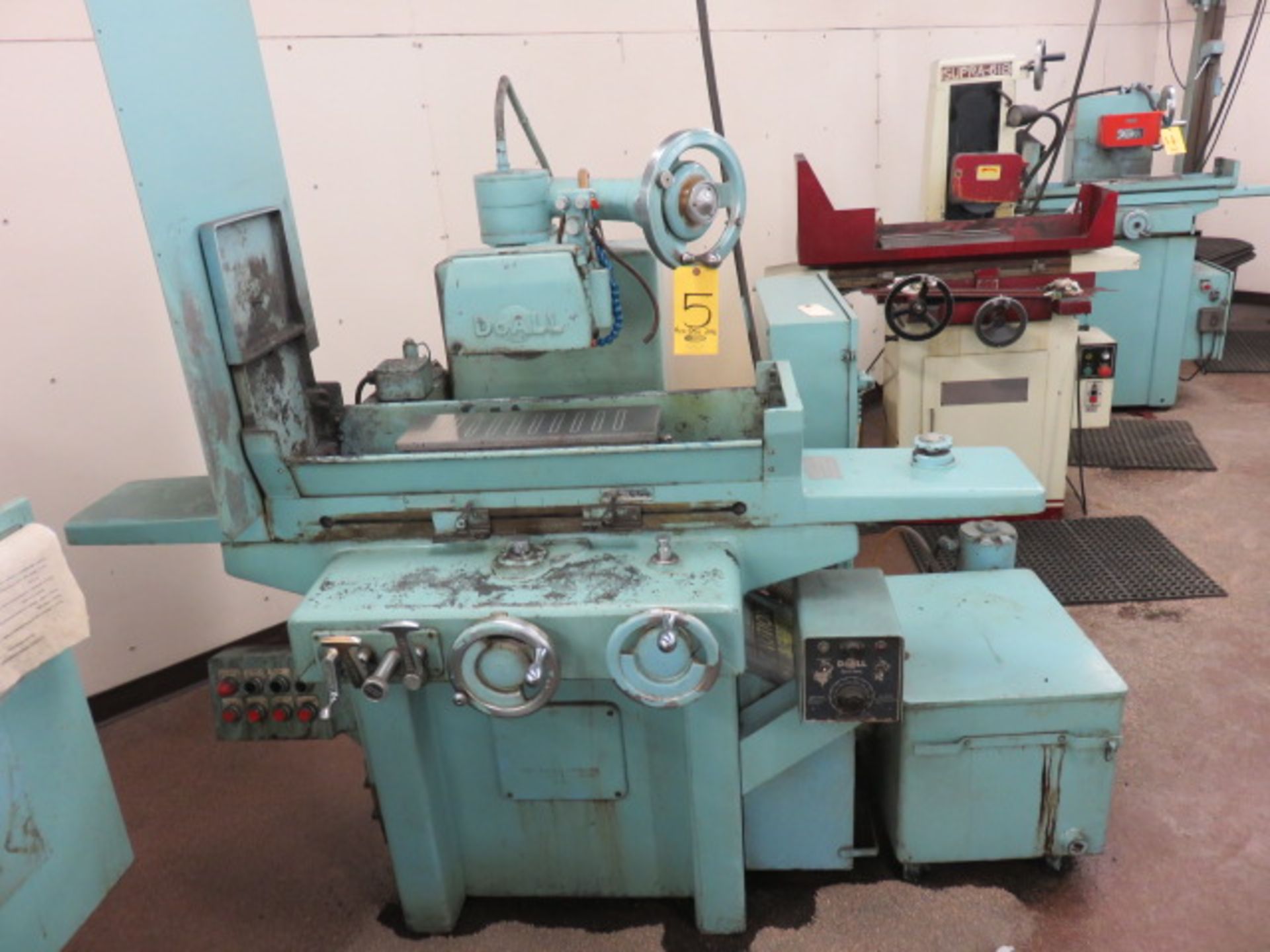 DOALL D6187 SURFACE GRINDER S/N 219-75687, 6 IN. X 18 IN. PERMANENT MAG CHUCK, (NEW SPDL. IN 2016) - Image 2 of 2