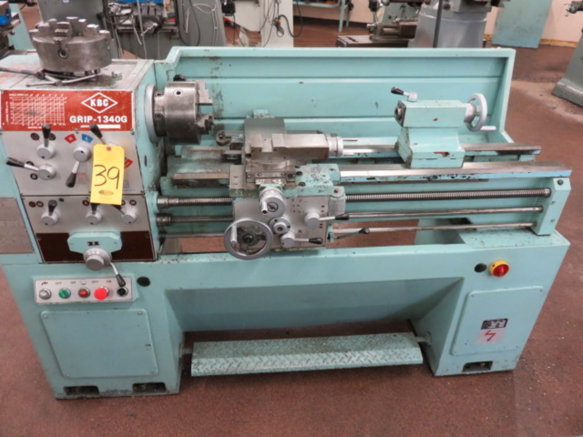 KBC GRIP-1340G GAP BED ENGINE LATHE, S/N 50498, 13 IN/18-3/4 IN X 40 IN, SS 75-2000 RPM... - Image 3 of 3