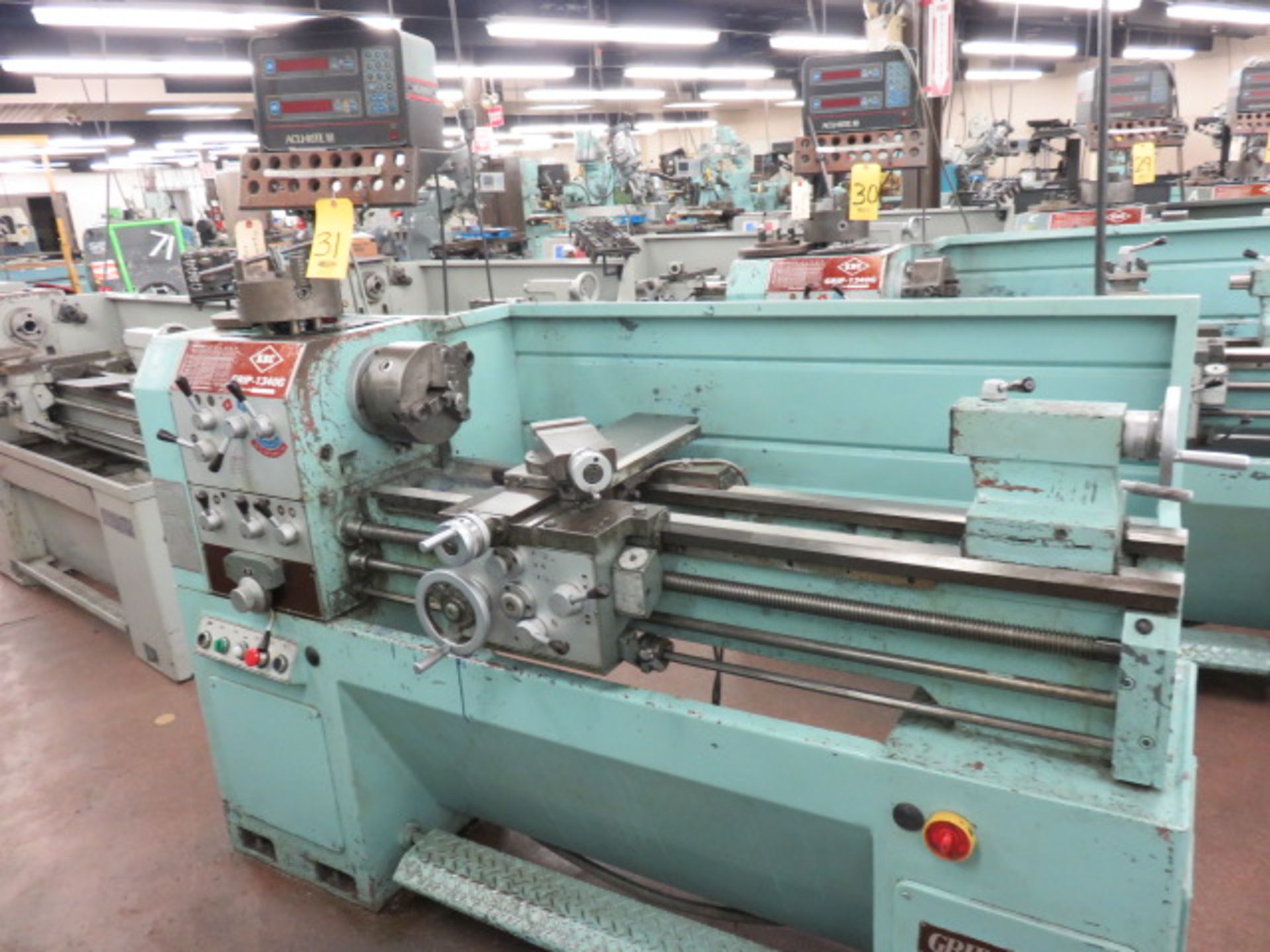 KBC GRIP-1340G GAP BED ENGINE LATHE, S/N 50575, 13 IN/18-3/4 IN X 40 IN, SS 75-2000 RPM... - Image 2 of 3