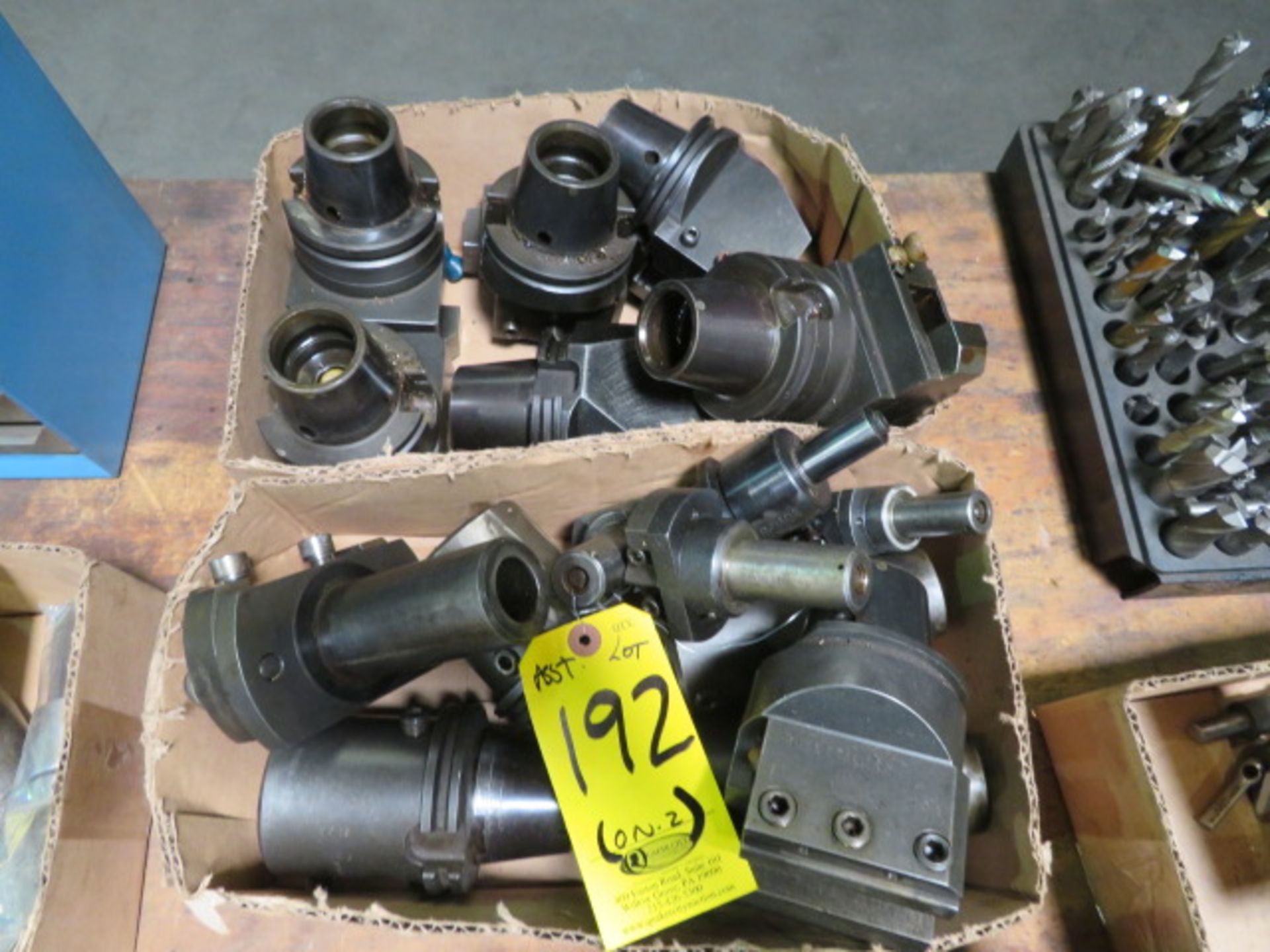 (2) BOXES OF ASSORTED CNC TOOL HOLDERS