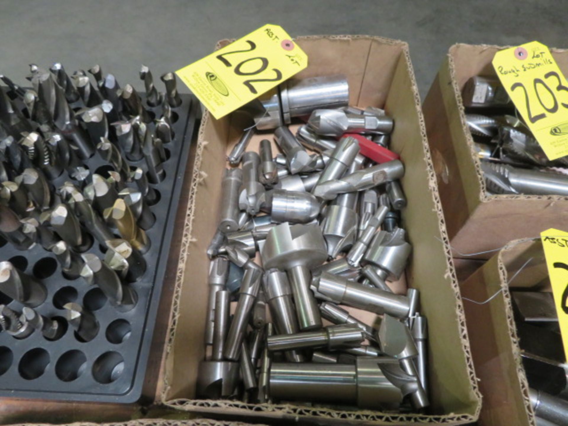 ASSORTED CUTTERS AND DRILLS