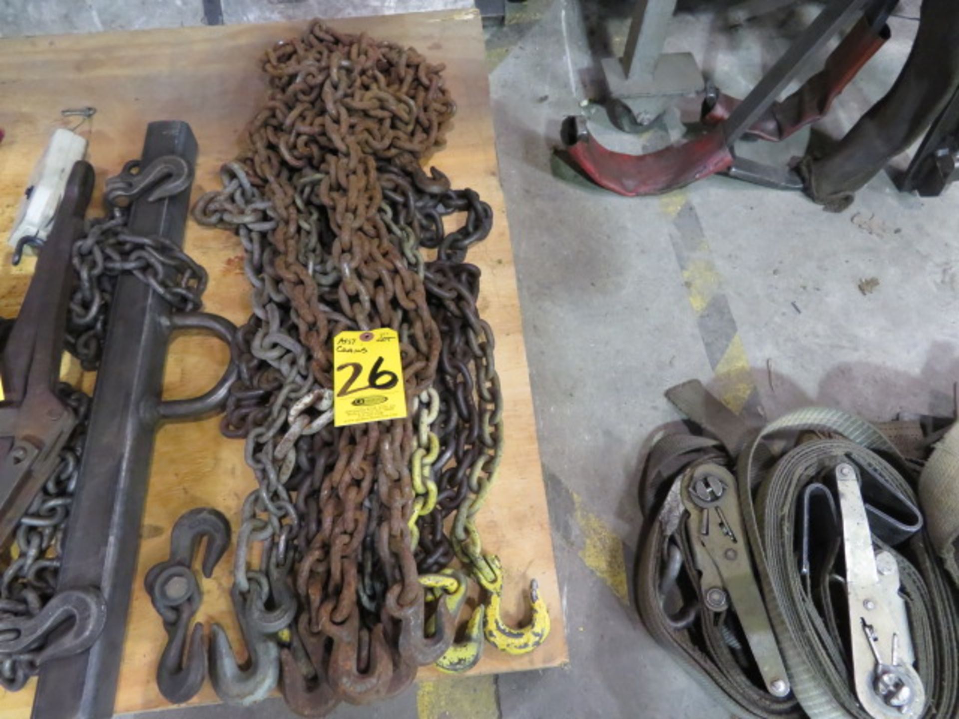 ASSORTED TIE DOWN CHAINS