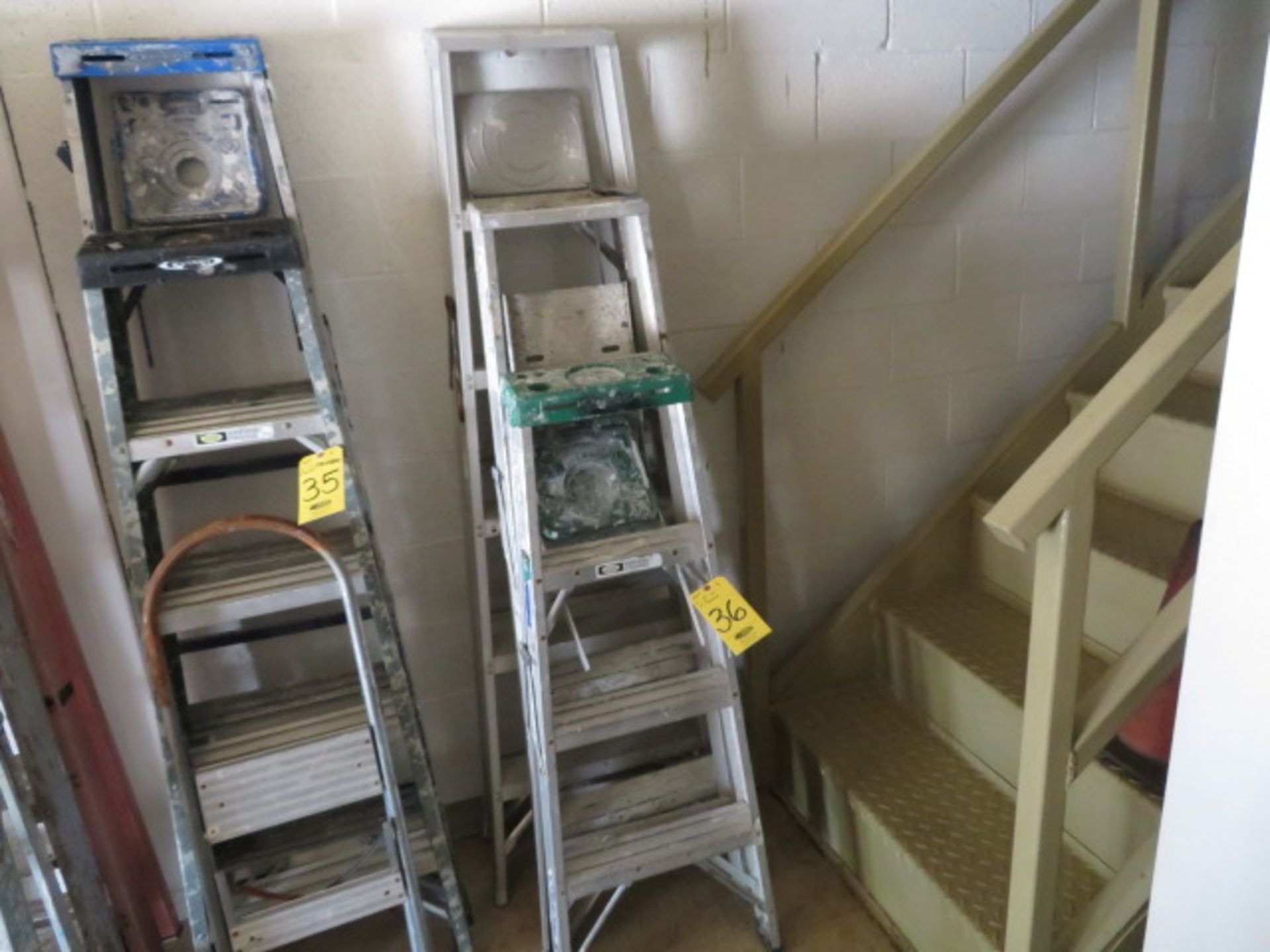 5 FT. AND 6 FT. ALUMINUM A-FRAME & SMALL STEP LADDERS