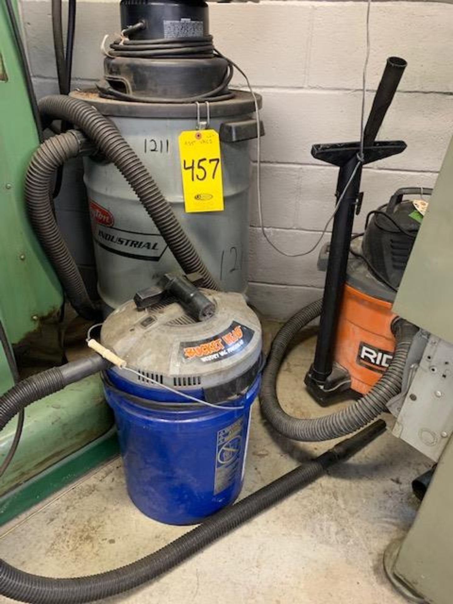 DAYTON AND (2) WET/DRY VACUUMS
