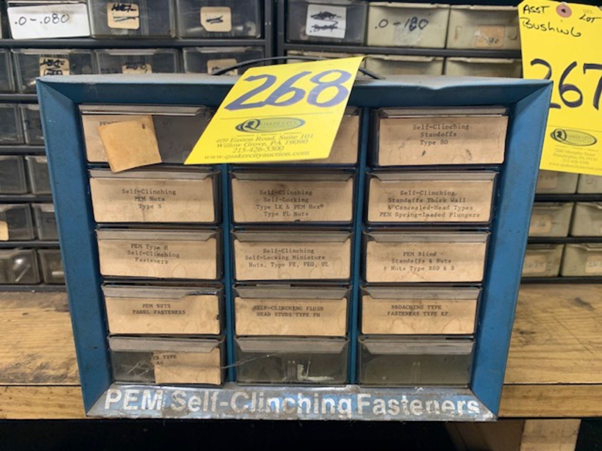 PEM SELF-CLINCHING FASTENERS W/CABINET