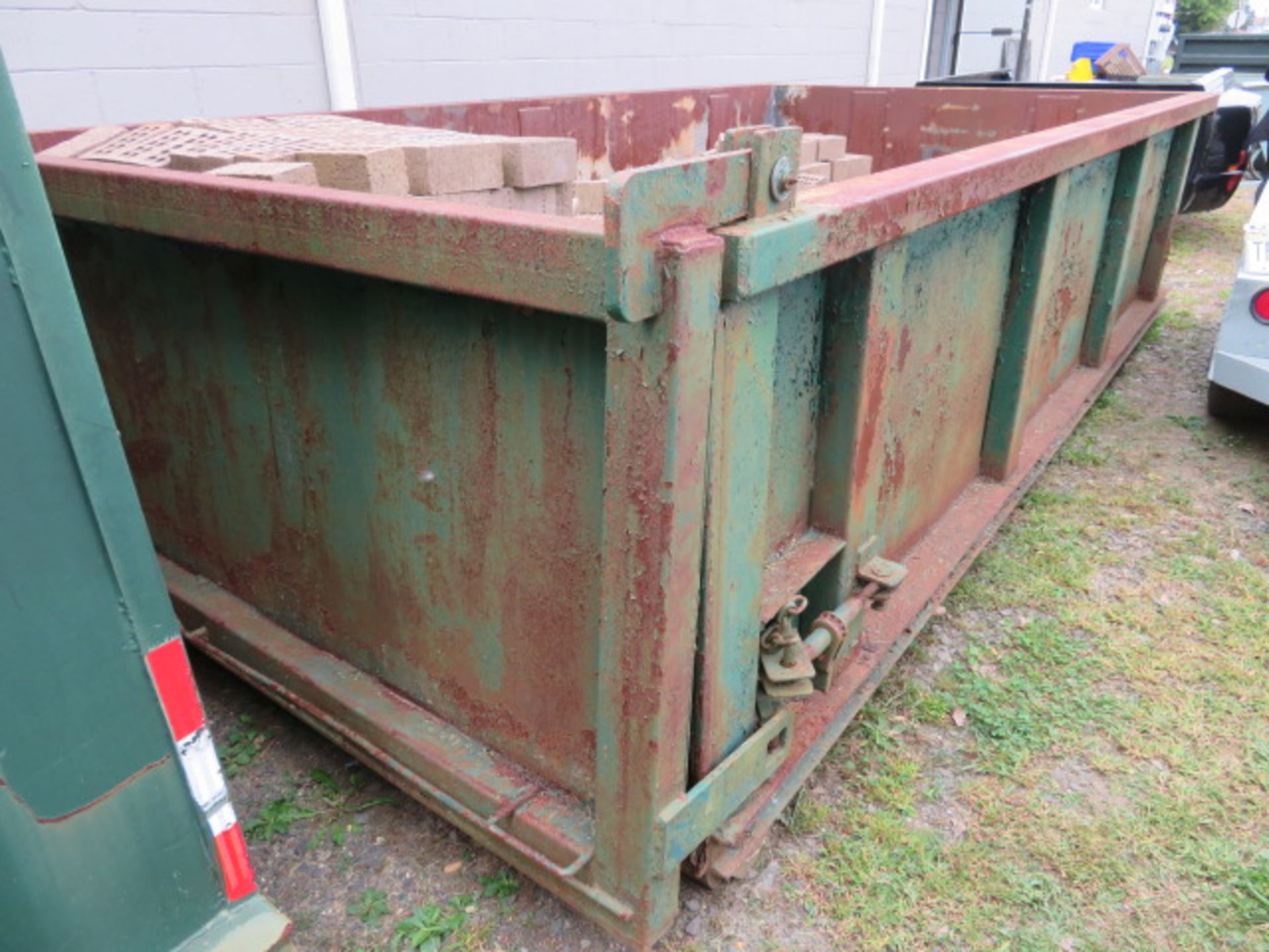 10 CU. YD. HOOK LIFT CONTAINER W/BRICK CONTENTS - Image 2 of 5