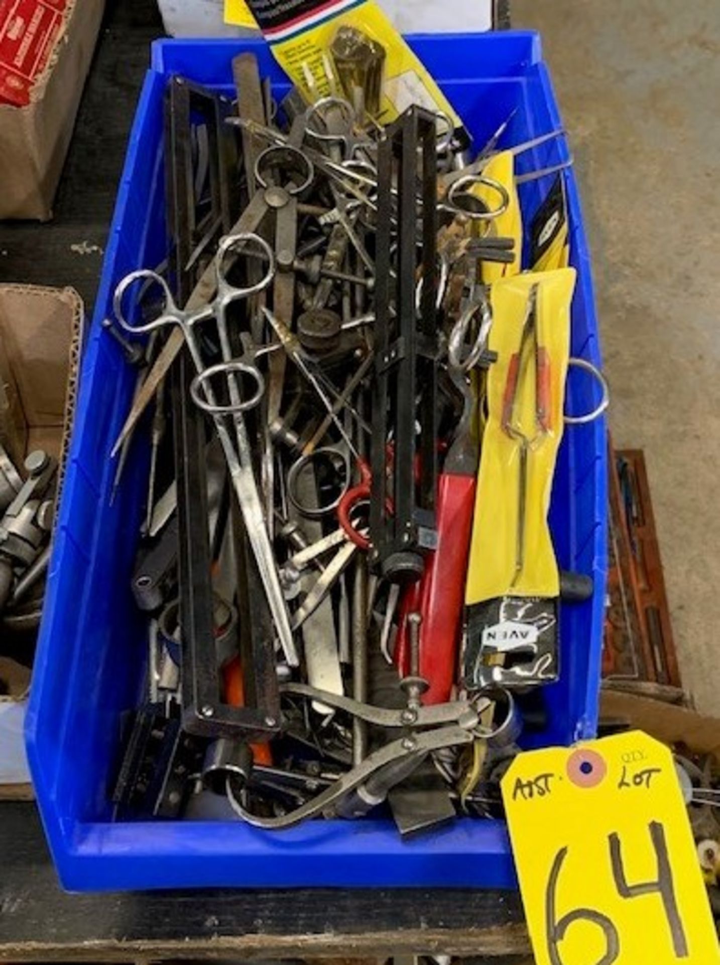 ASSORTED TWEEZERS, CLAMPS AND MISCELLANEOUS GAUGES…
