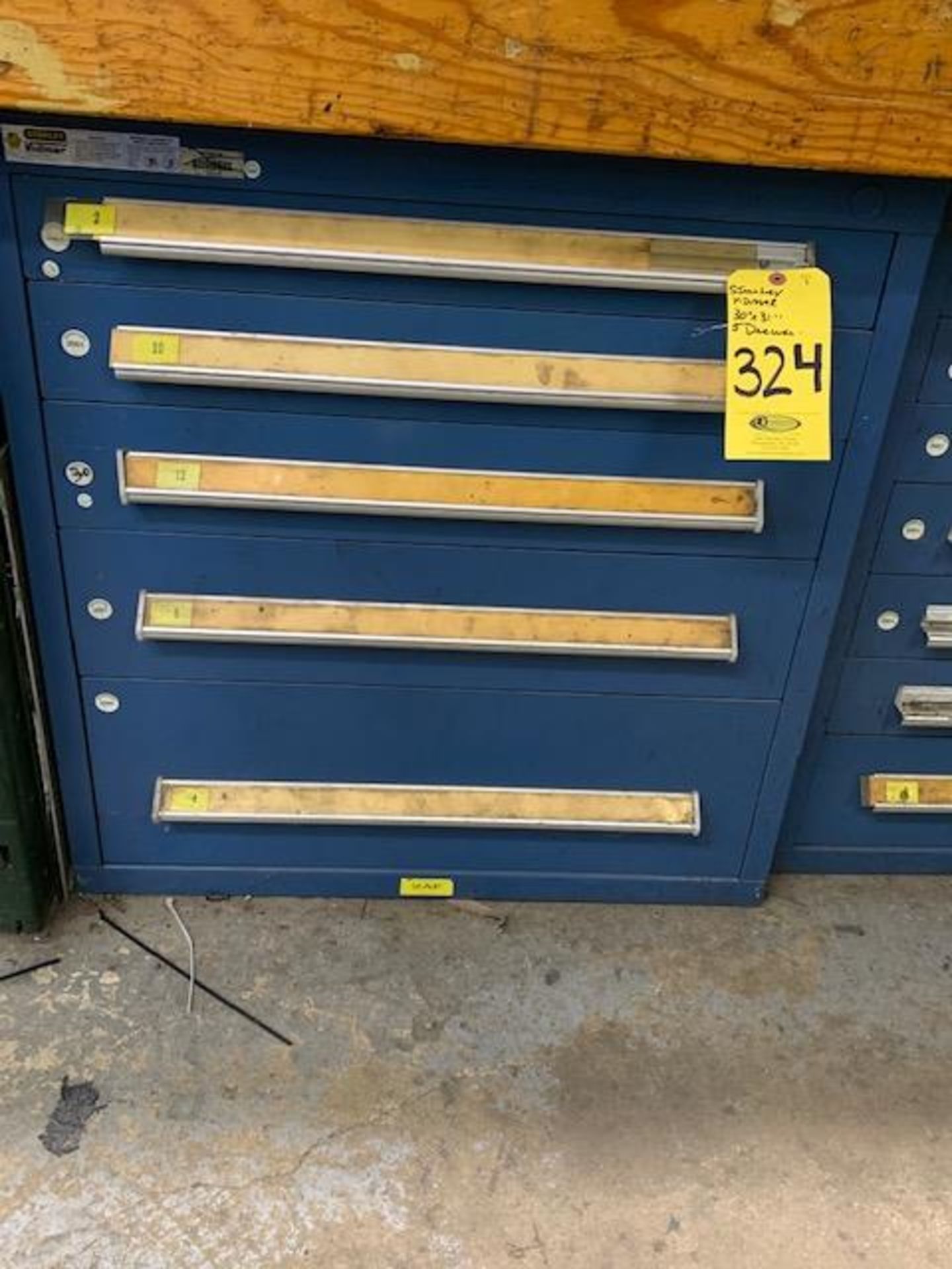 VIDMAR 5-DRAWER CABINET (NO CONTENTS)