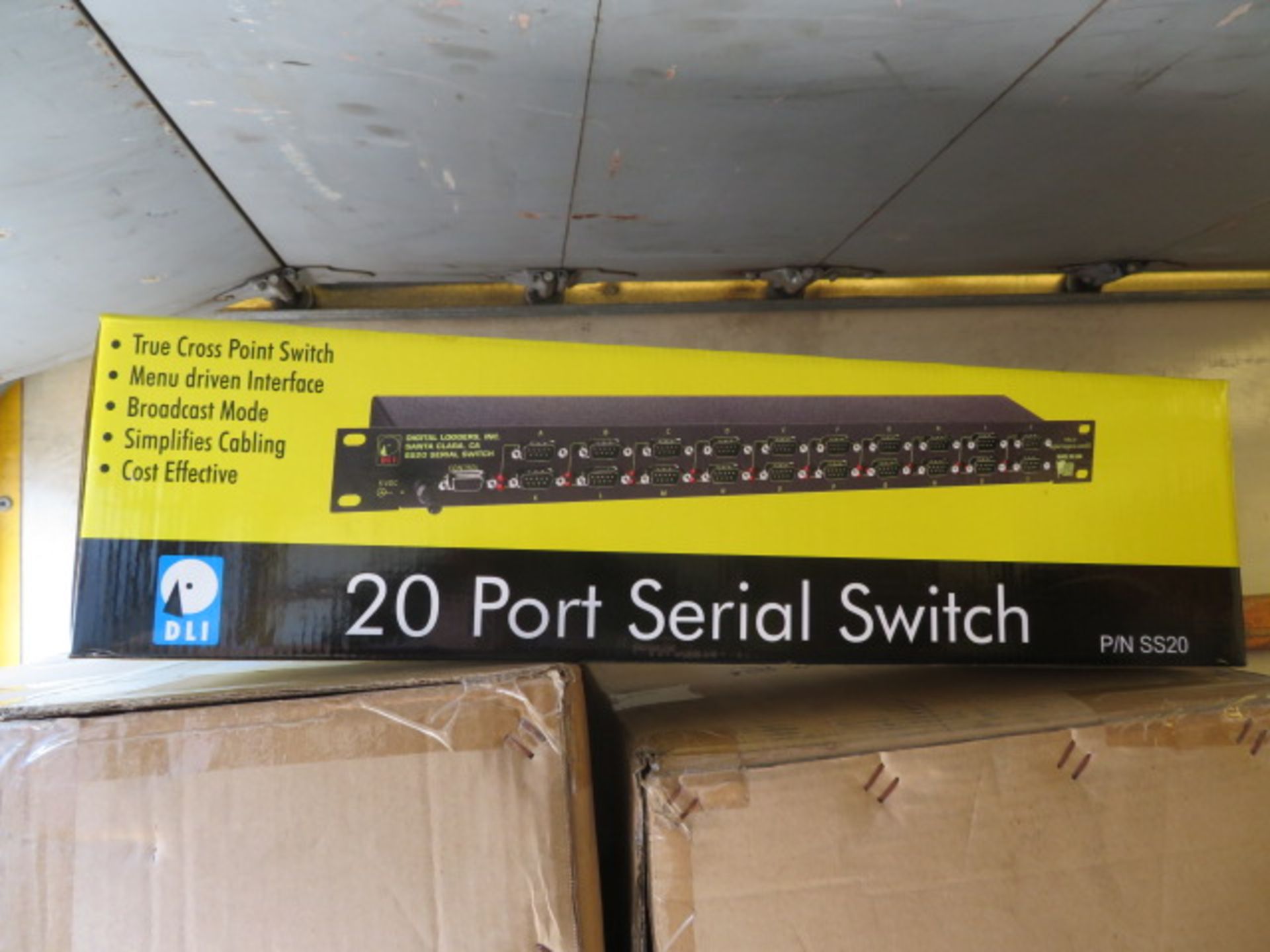 (60) 20 PORT SERIAL SWITCHES (NEVER USED)