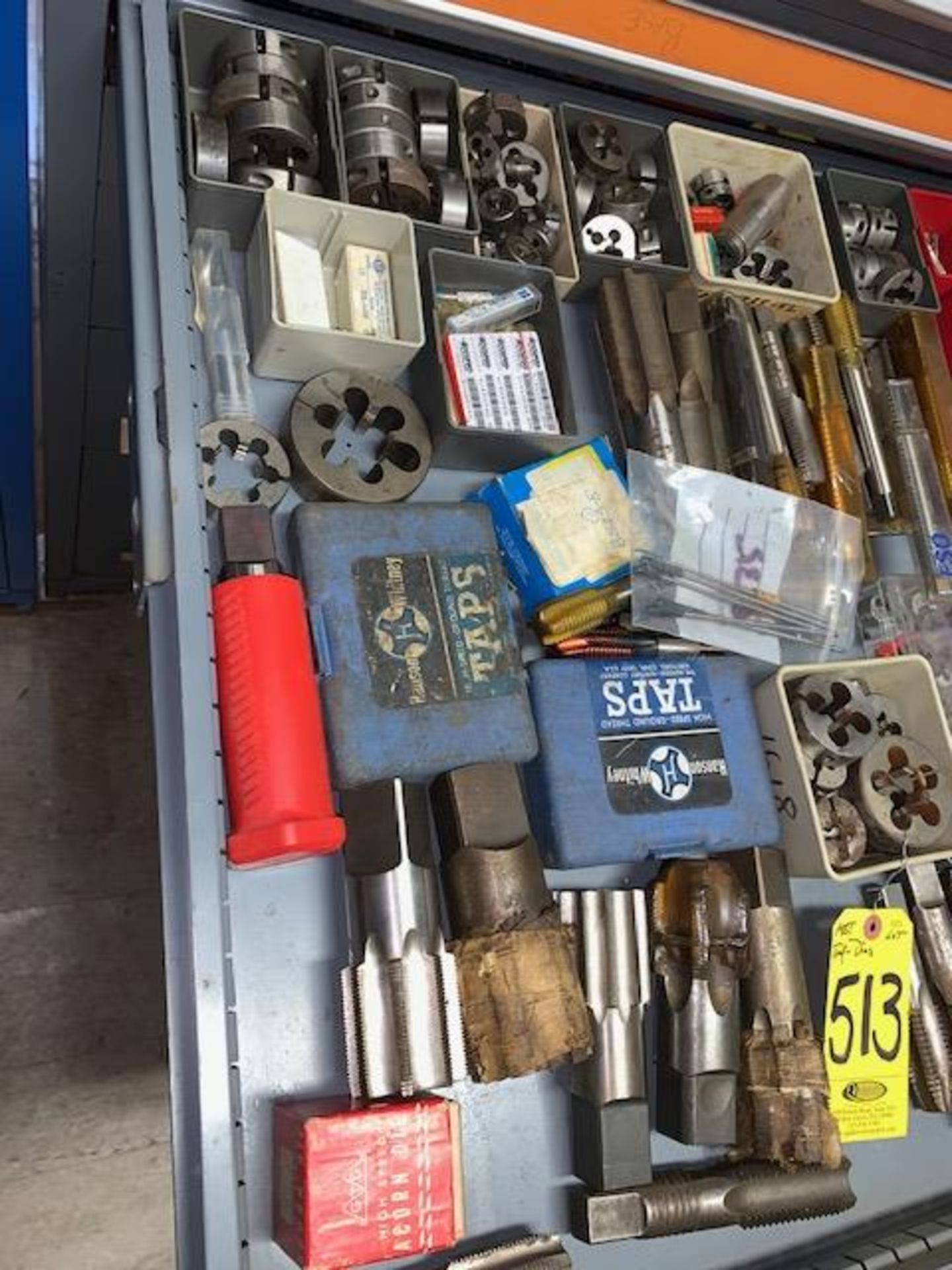 ASSORTED TAPS AND DIES (7TH DRAWER OF LOT 502 IN OFFICE) - Image 3 of 3