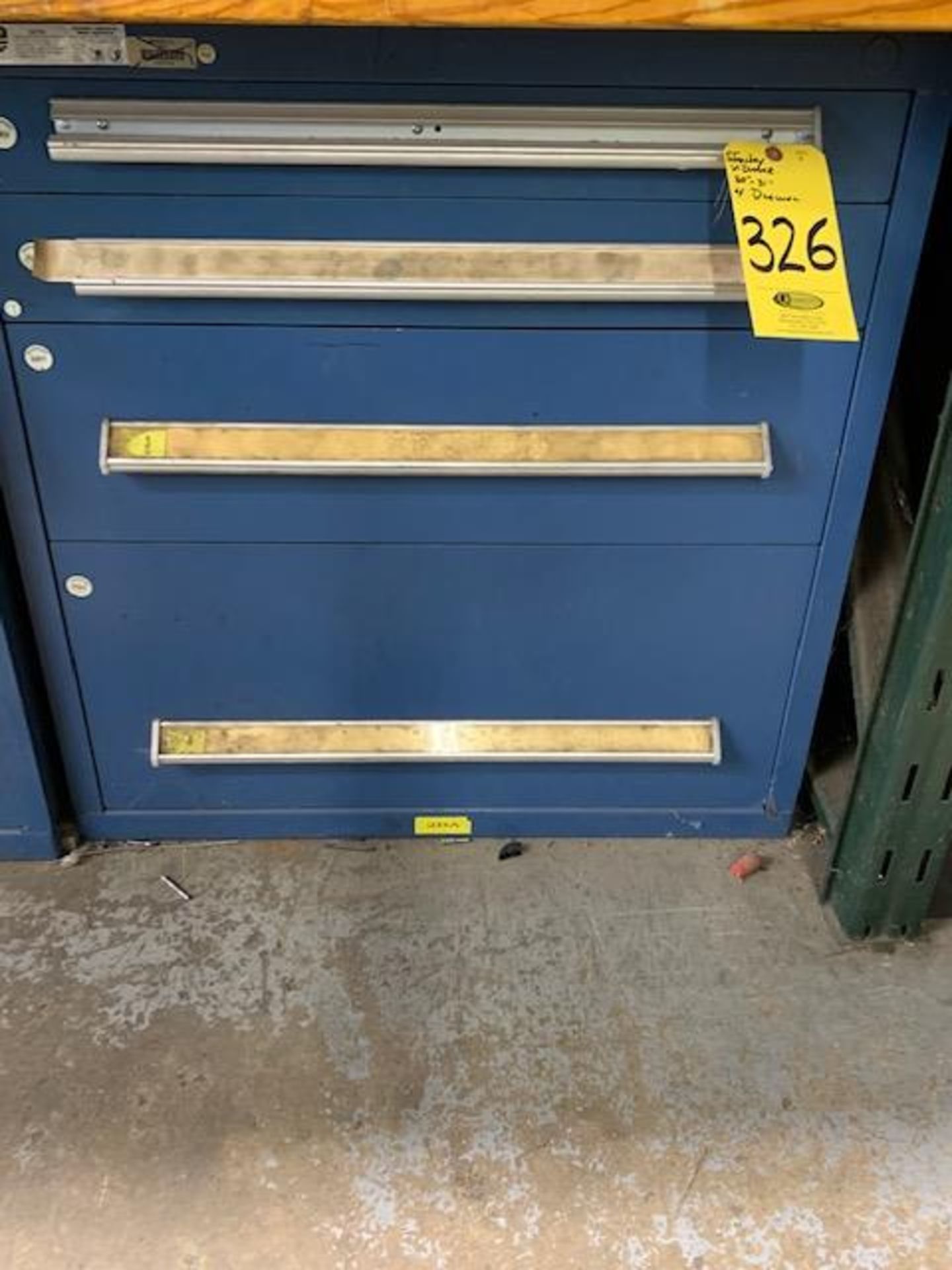 VIDMAR 4-DRAWER CABINET (NO CONTENTS)