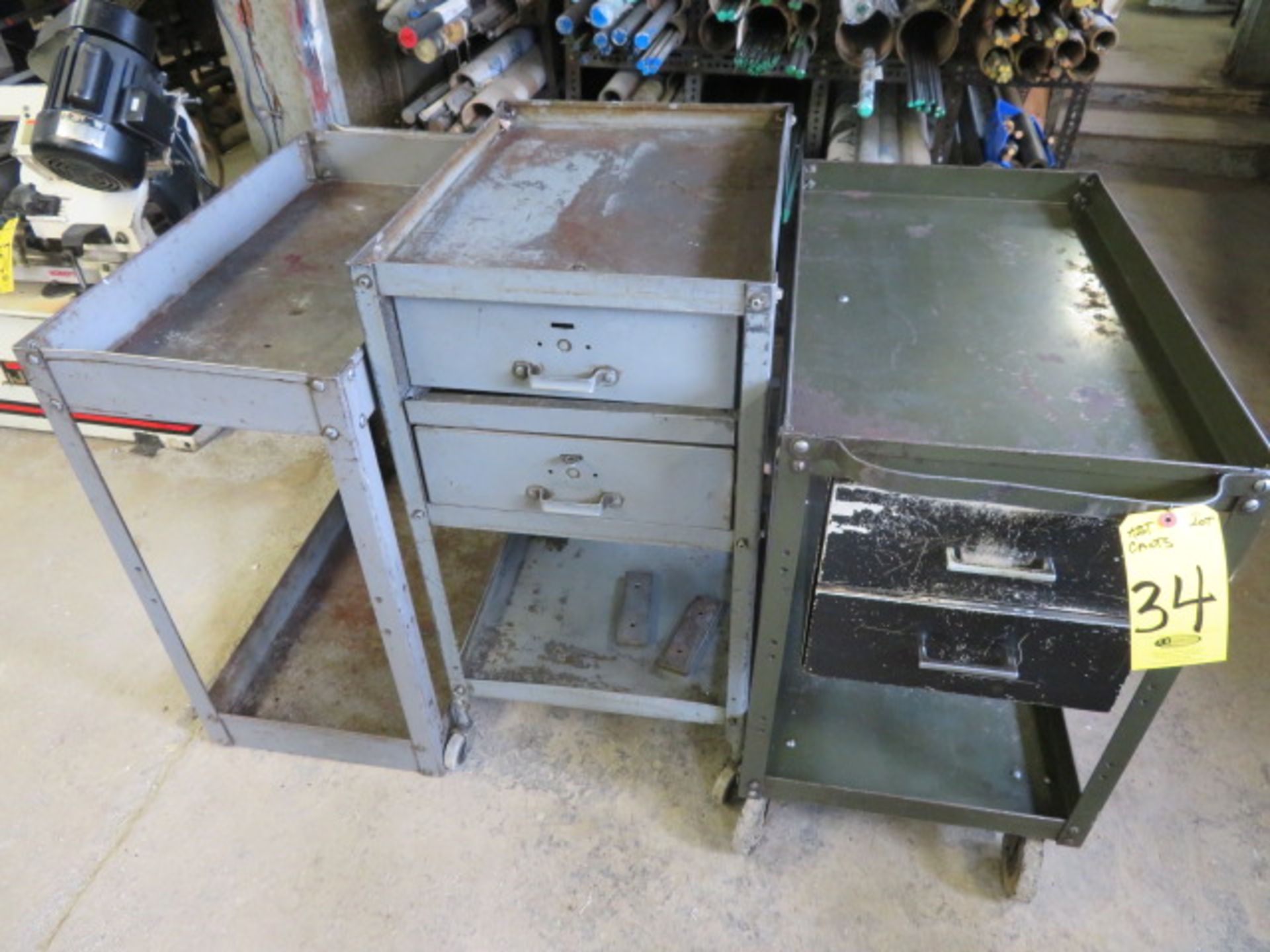 (5) ASSORTED SHOP CARTS