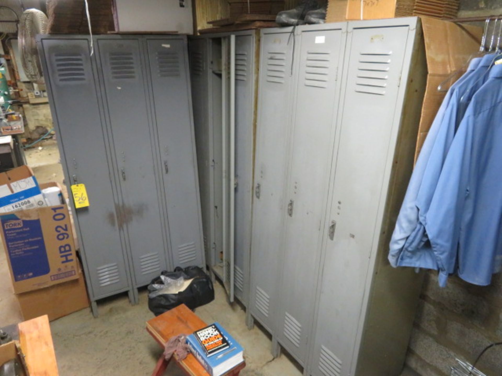 (9) FULL-DOOR LOCKERS