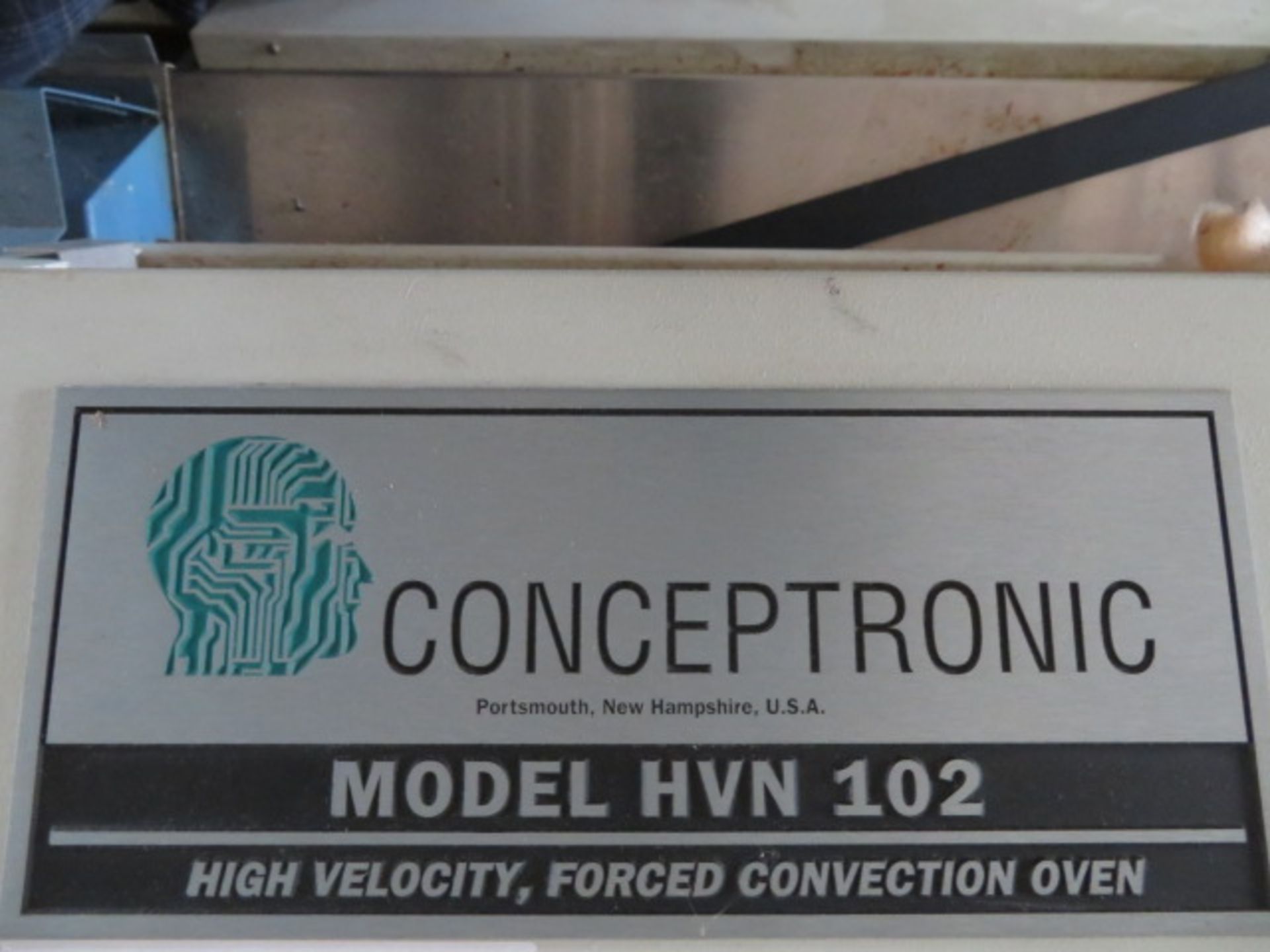 CONCEPTRONIC HVN102 HIGH VELOCITY FORCED CONVECTION OVEN (AS IS) - Image 5 of 5