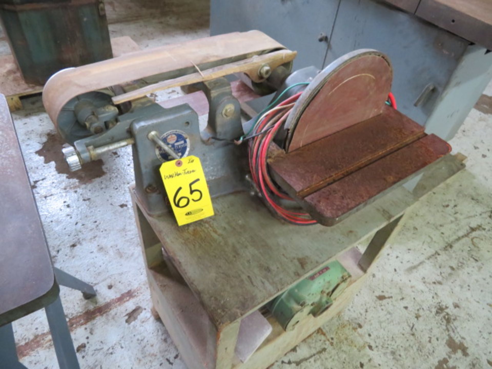 WALKER-TURNER 4 IN. BELT AND 12 IN. DISC SANDER - Image 2 of 2