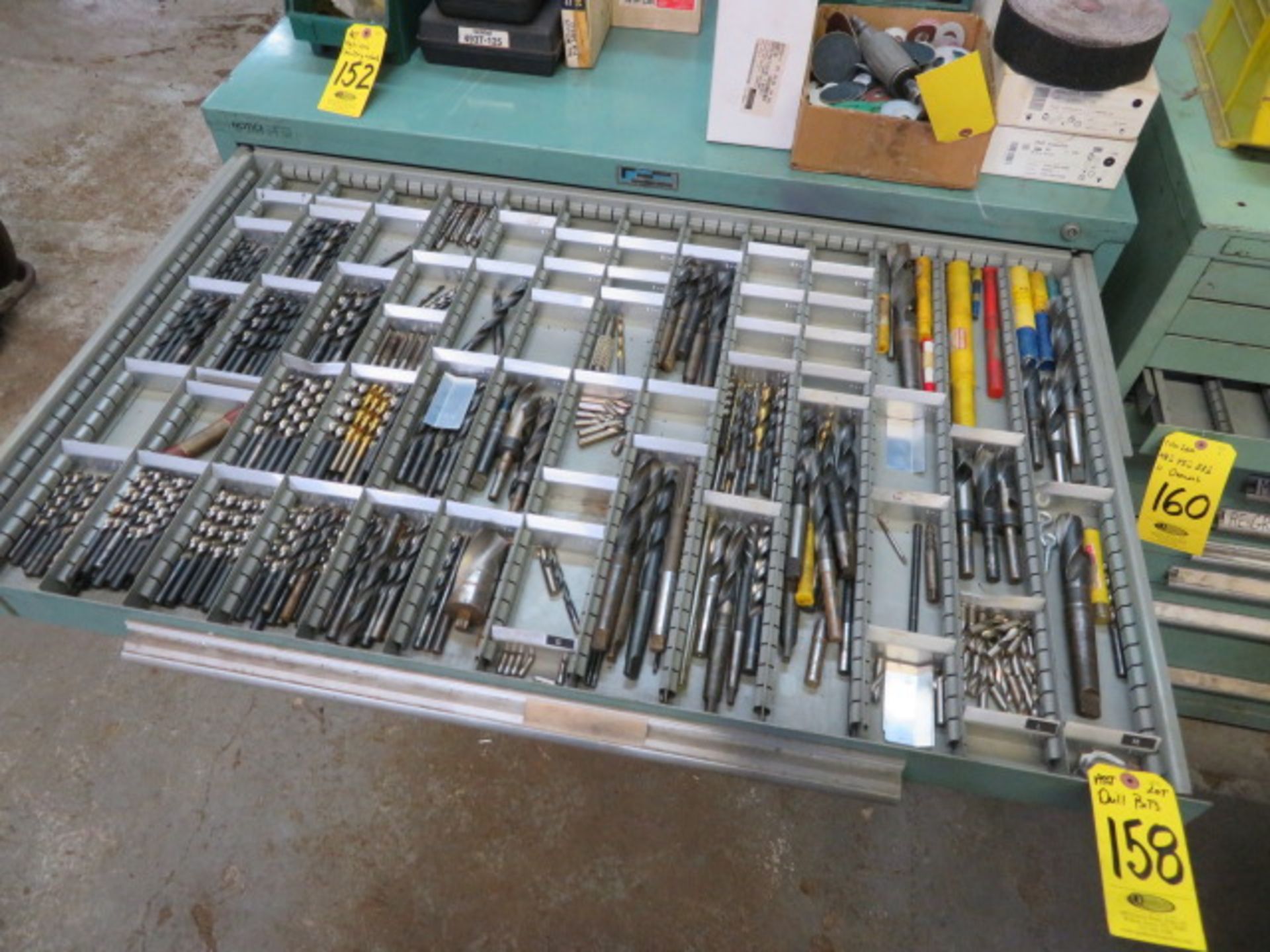 DRAWER OF DRILL BITS (INSIDE LOT 159)