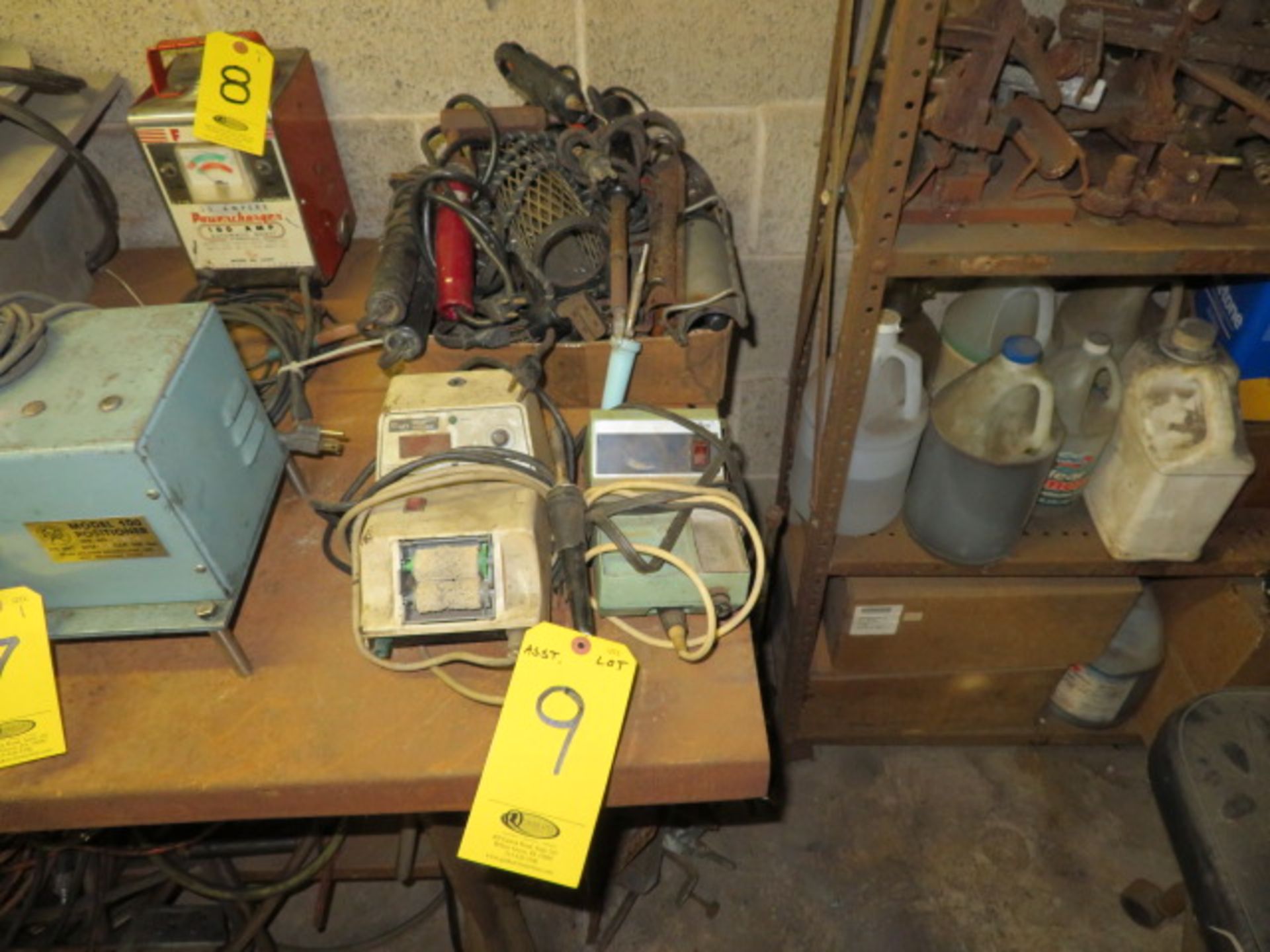 (2) WELDING STATIONS W/ASSORTED SOLDERING IRONS