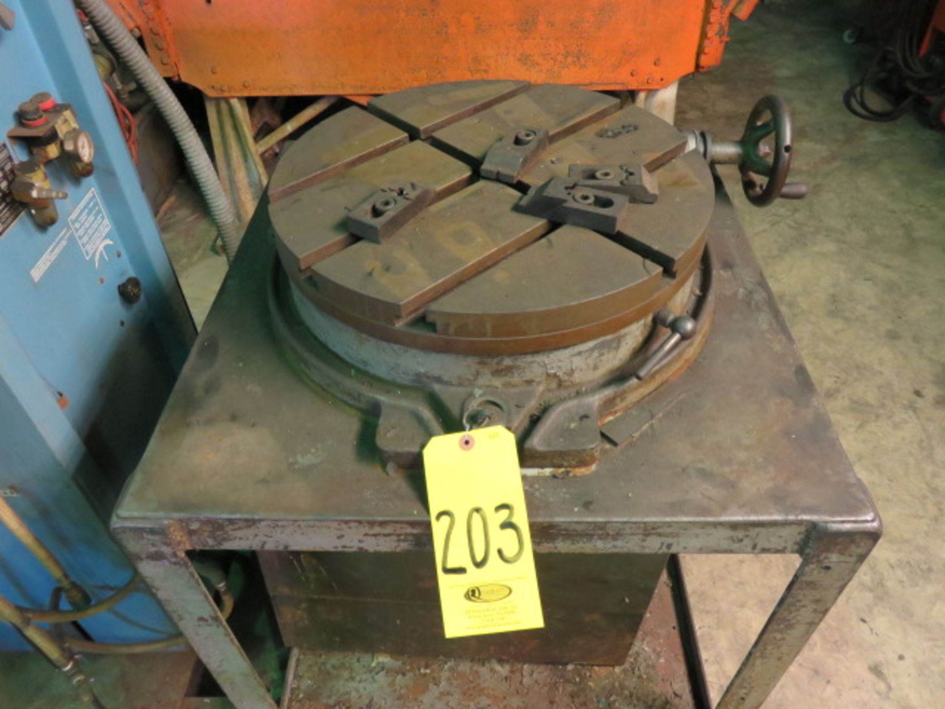 18 IN. ROTARY TABLE W/CART
