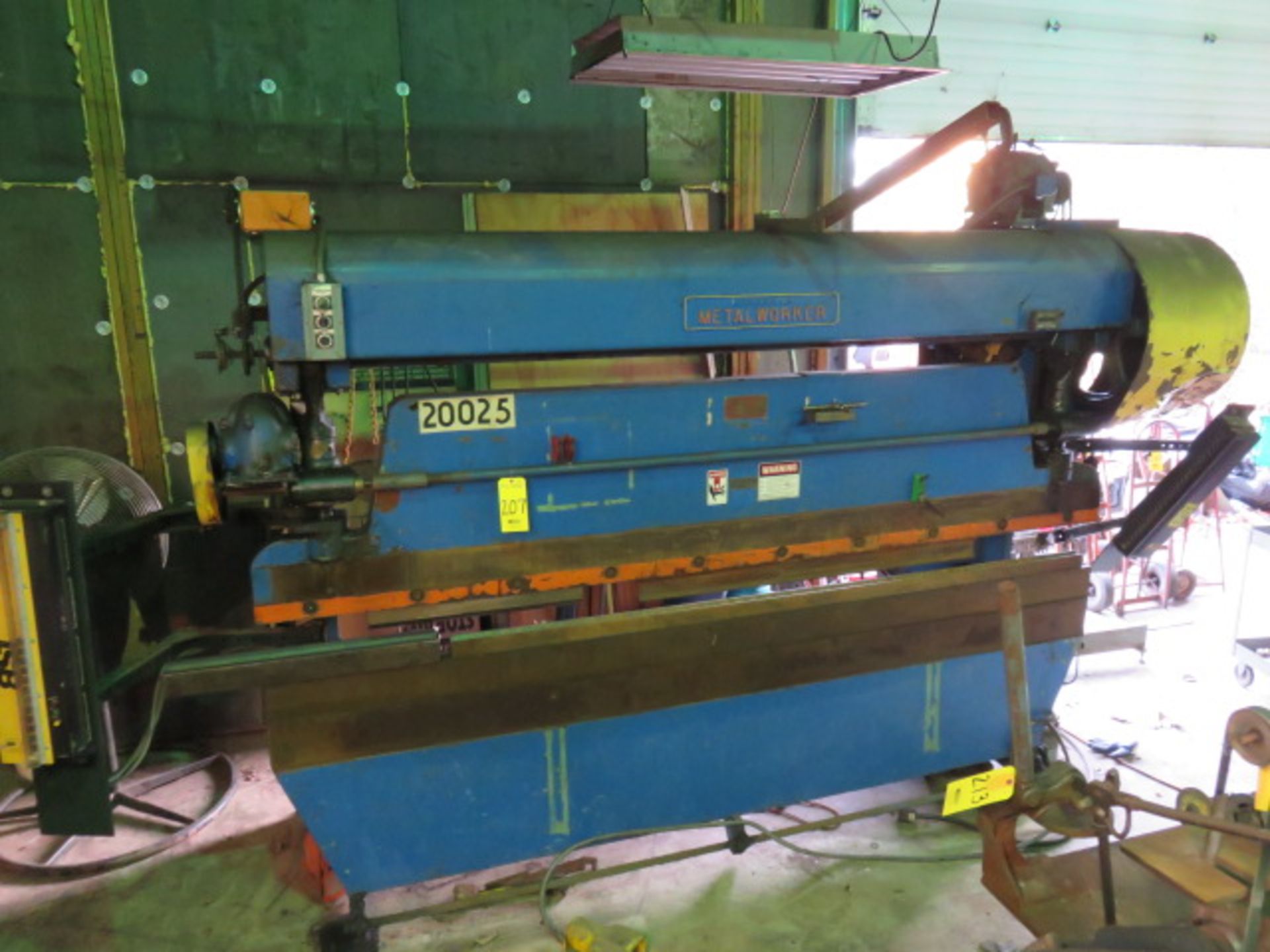 AIRTHERM MDL. 2010 METALWORKER MECHANICAL PRESS BRAKE, 10 FT., 14 GAUGE, 2-1/2 IN. STROKE, 4 IN. RAM