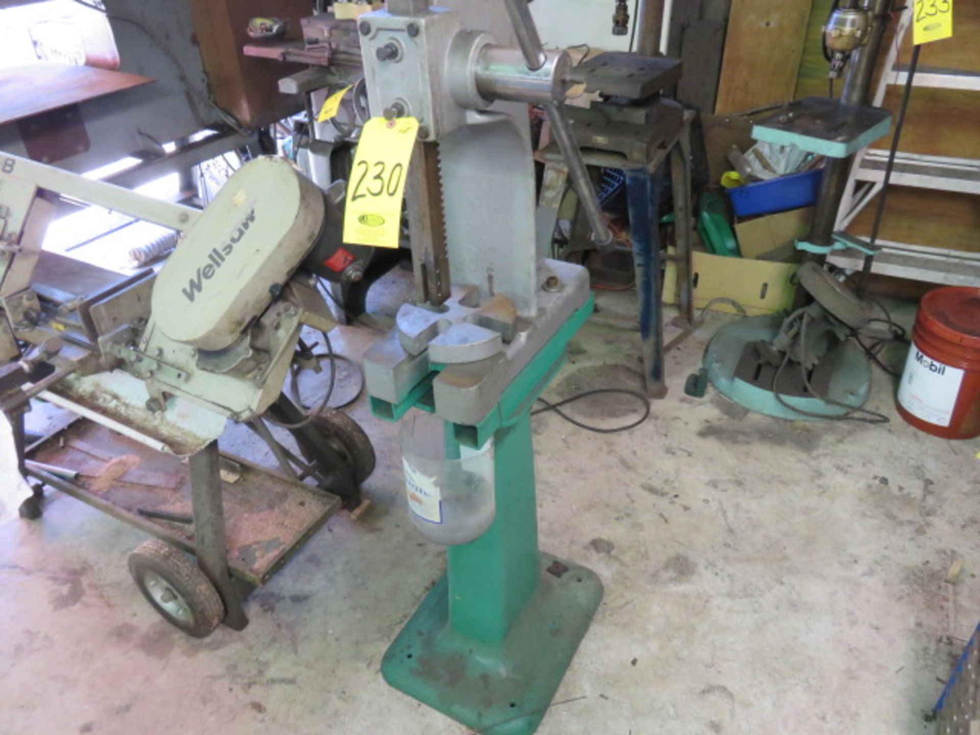 IMPORTED H.D. ARBOR PRESS W/STAND