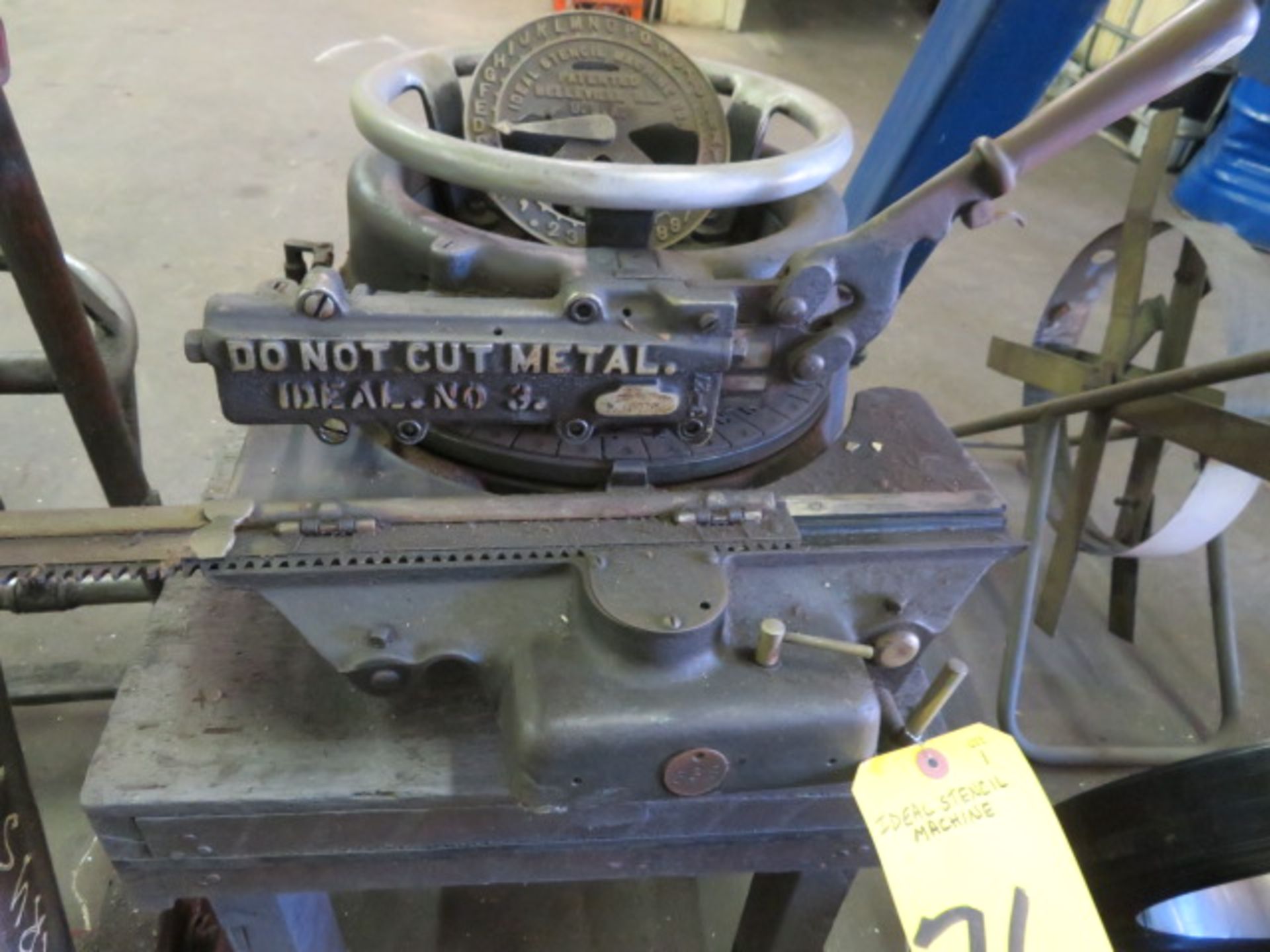 IDEAL NO. 3 STENCIL MACHINE - Image 2 of 2