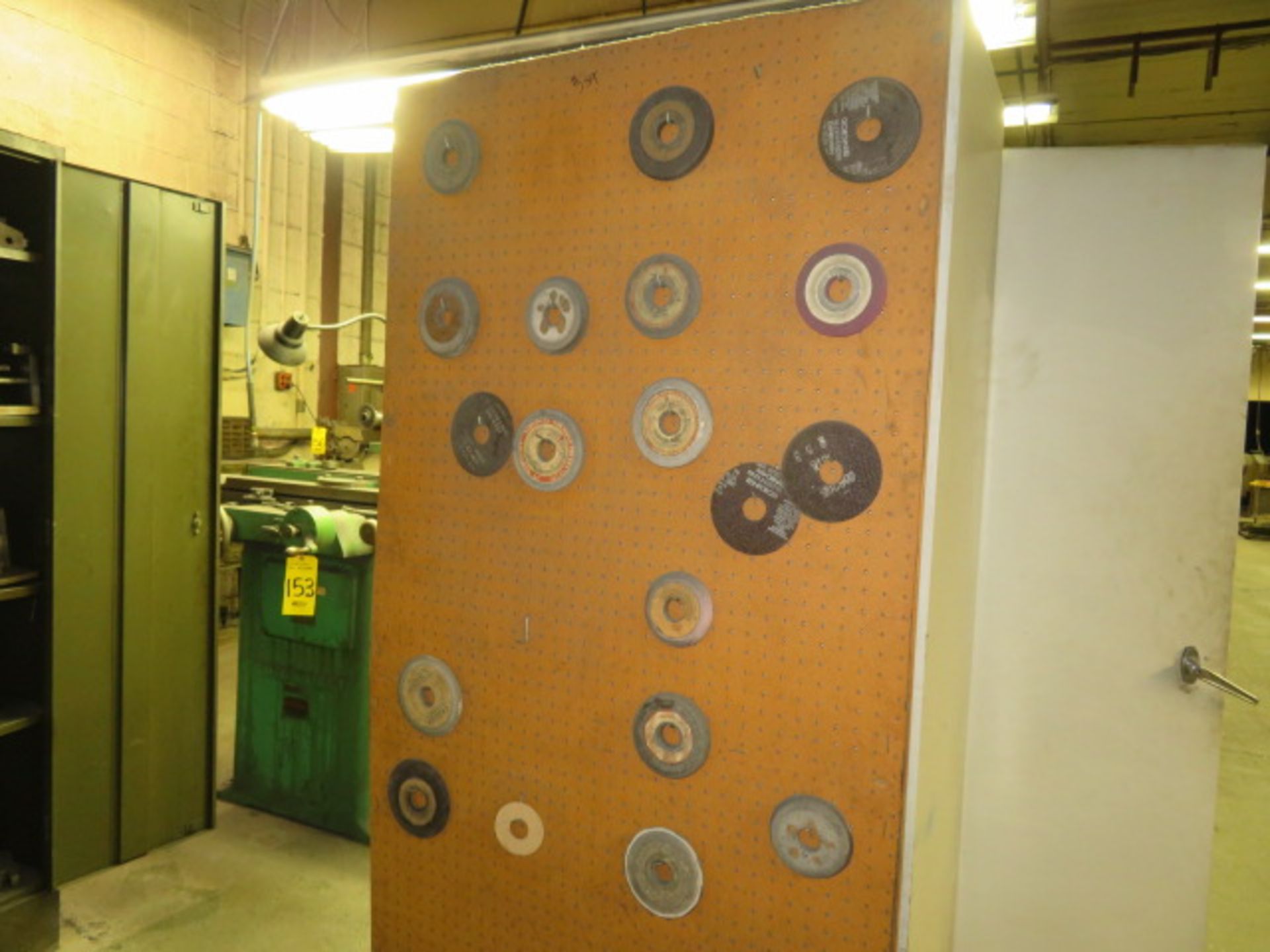 SUPPLY CABINET W/GRINDING WHEELS - Image 3 of 3