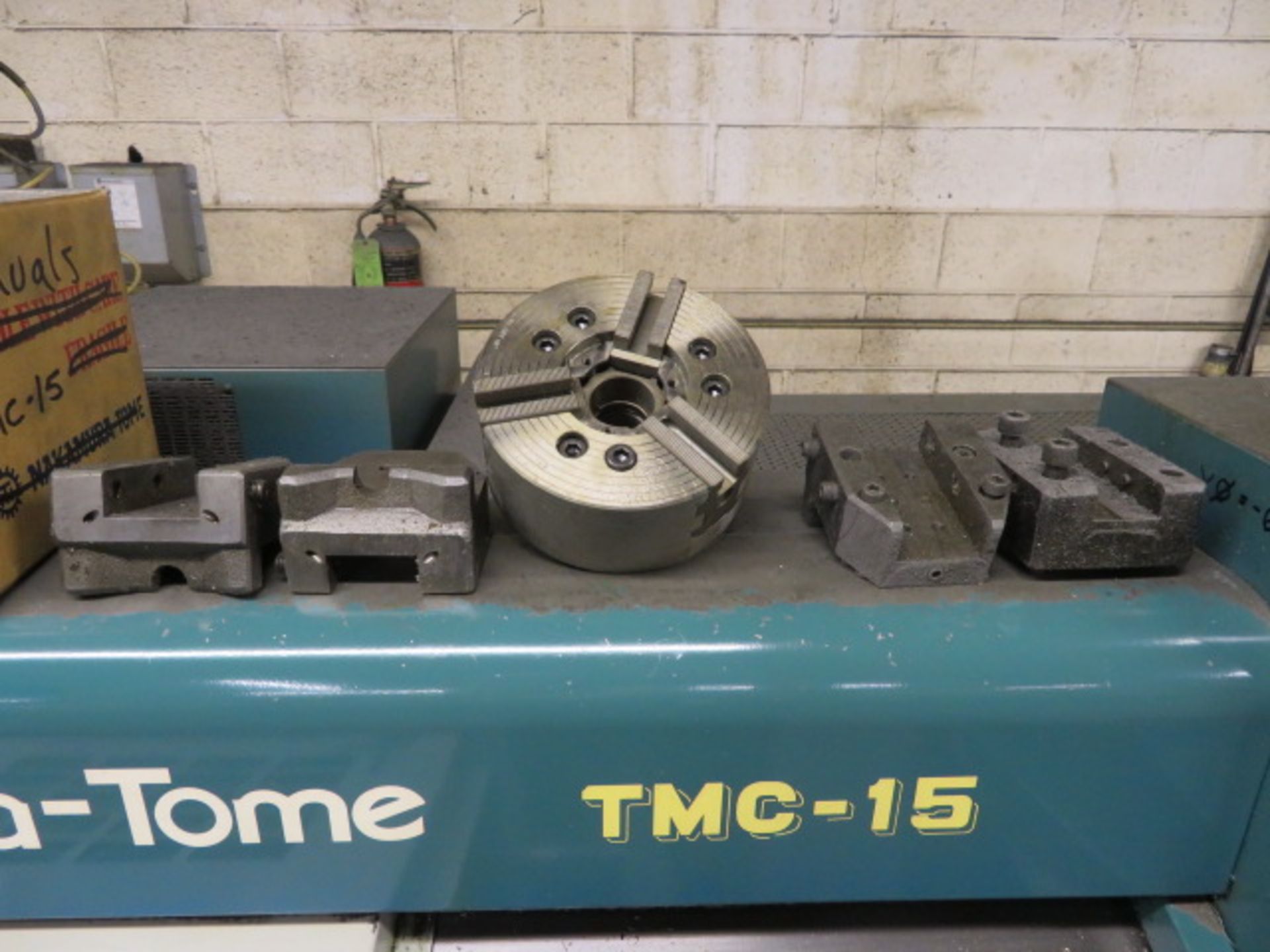 1999 NAKAMURA-TOME TMC-15 CNC LATHE, S/N R13505, FANUC 18-T CONTROL, 6 IN. KITAGAWA HYDRAULIC CHUCK - Image 5 of 11