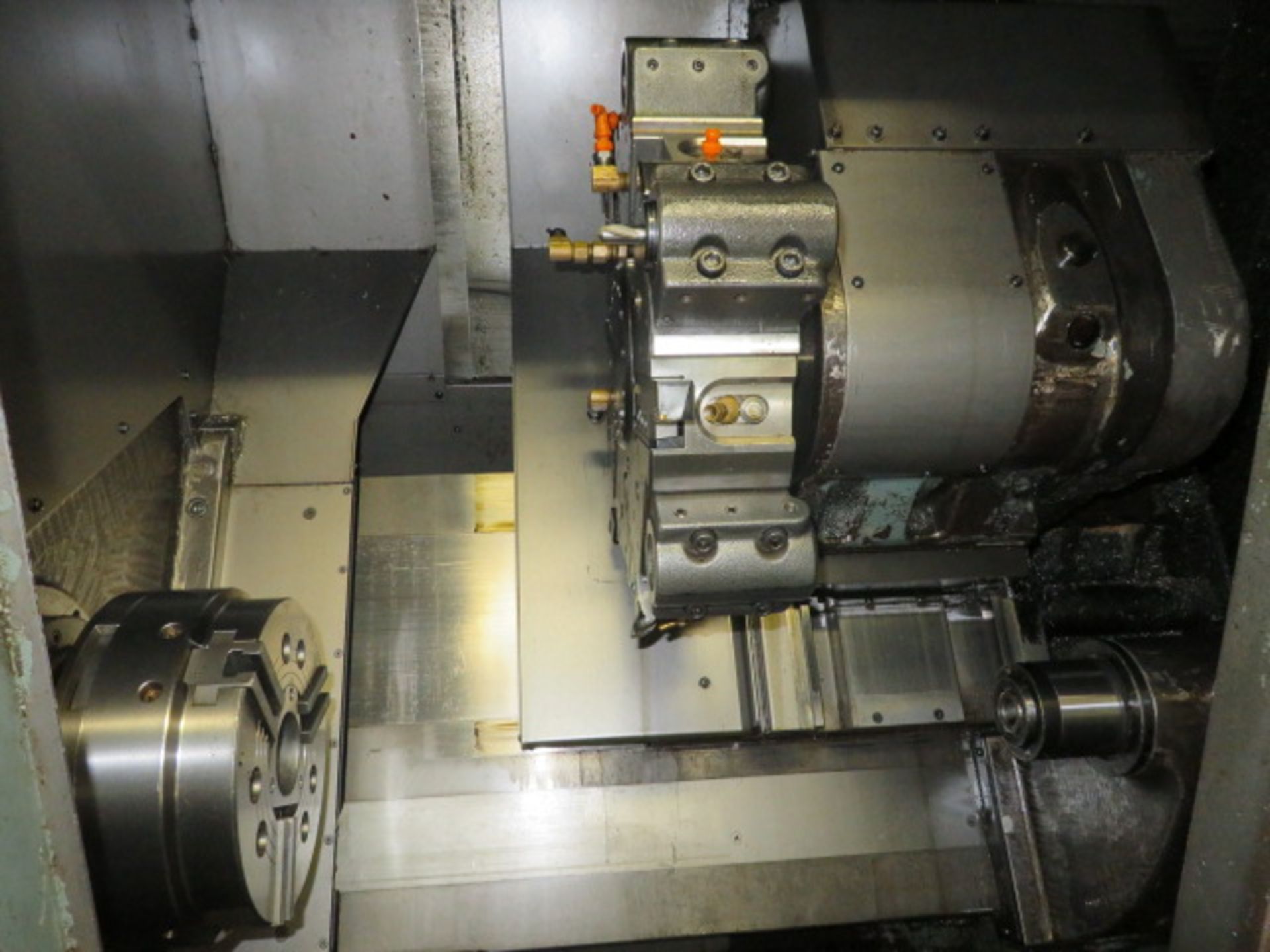 MORI-SEIKI SL3 CNC LATHE, S/N 3320,YASNAC CNC CONTROL, 15.7 IN SWING, 21.65 IN MAX TURNING LENGTH, - Image 2 of 4