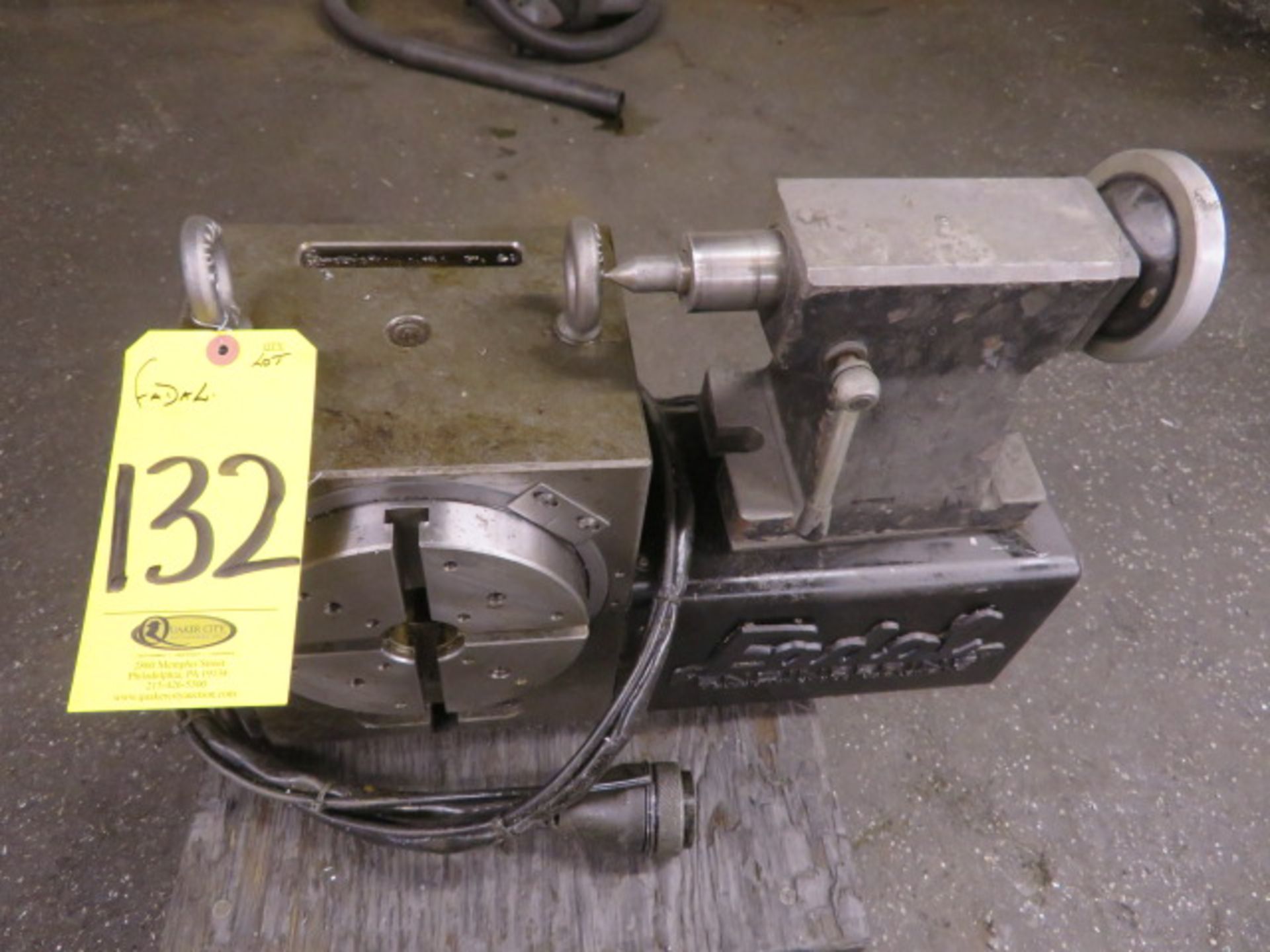 FADAL VH65 ROTARY TABLE W/TAILSTOCK