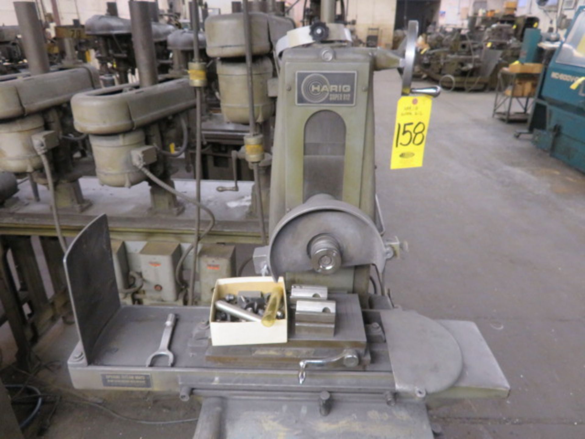 HARIG SUPER 612 SURFACE GRINDER, S/N 6307, WALKER 6 IN. X 12 IN. PERMANENT MAGNETIC CHUCK - Image 2 of 2