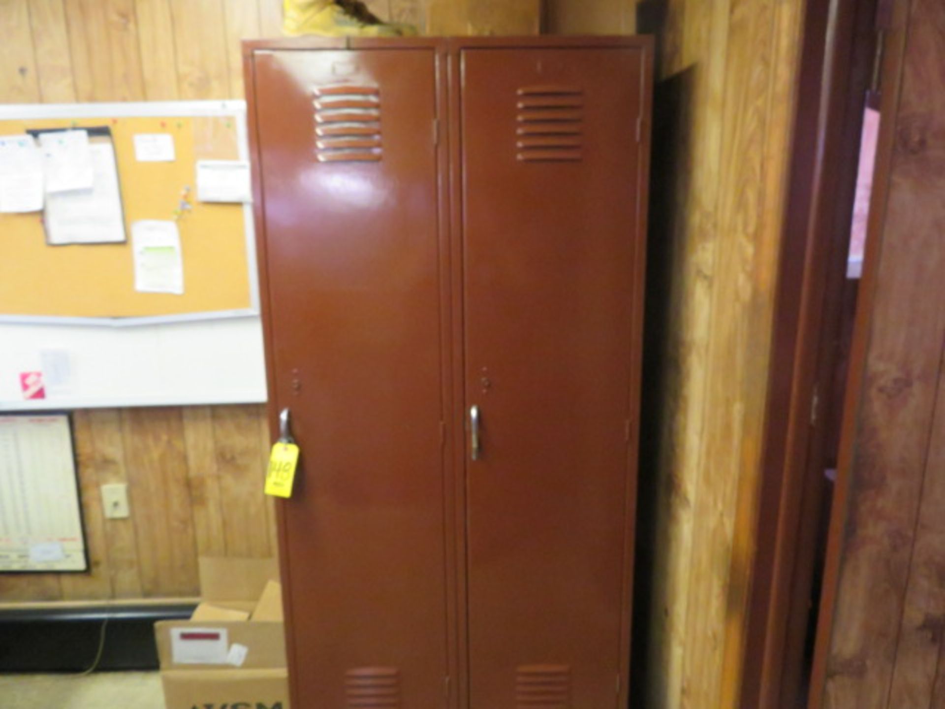 (2) FULL DOOR LOCKERS, 3-DR FILE AND 3-DR PEDESTAL