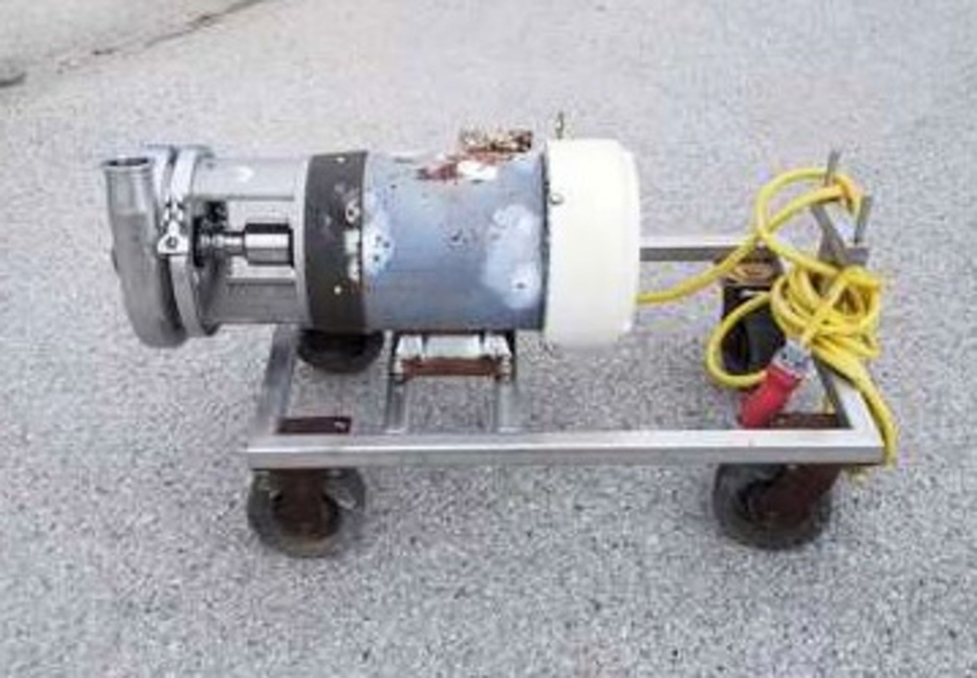 7.5Hp S/S Centrifugal Pump on portable cart