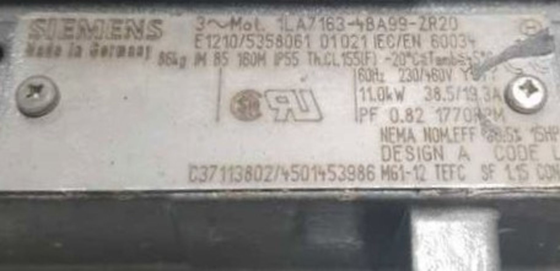 15HP Siemens - Like New - Image 6 of 6