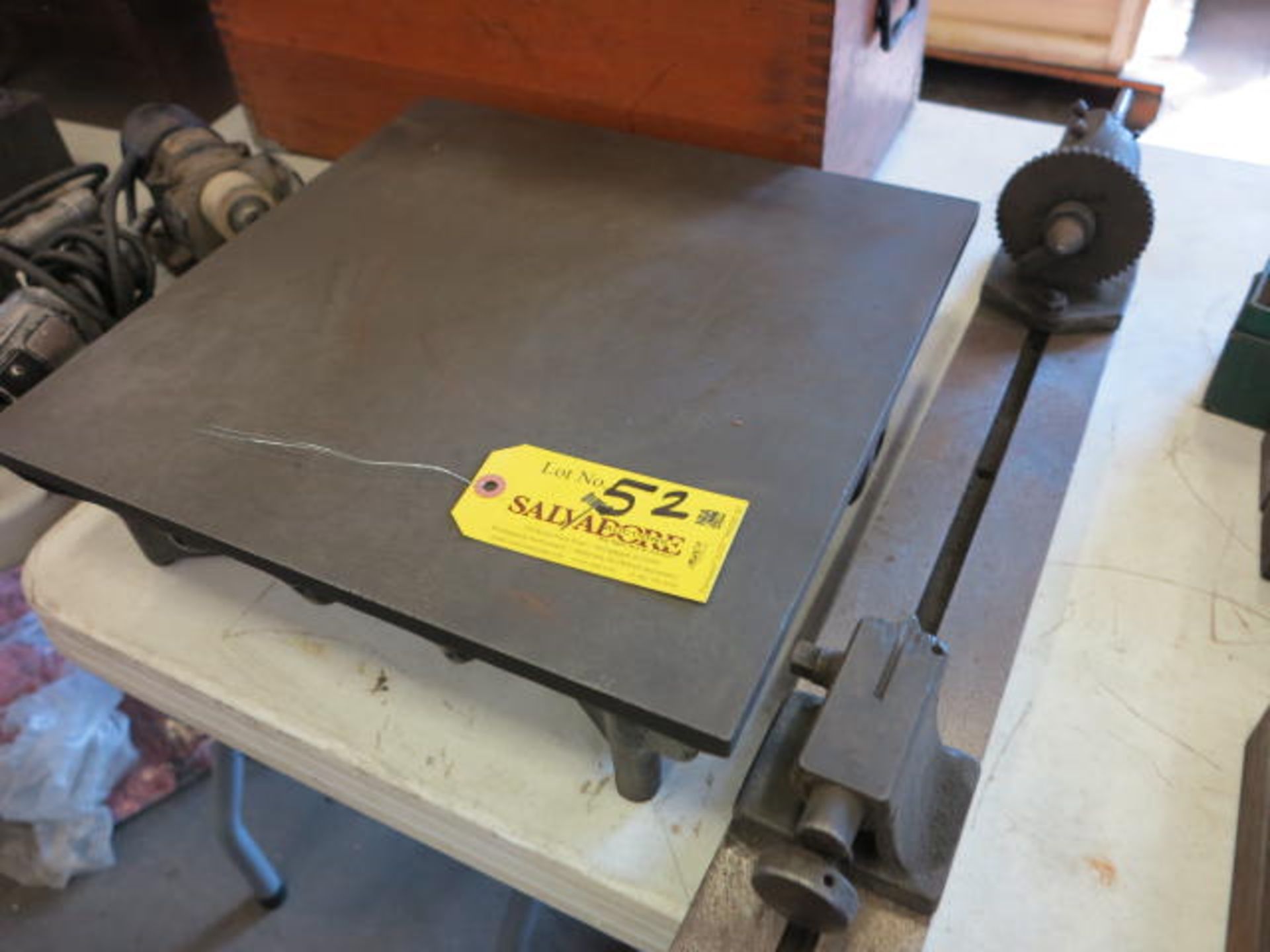 16'' x16'' Metal Surface Plate and Bench Center