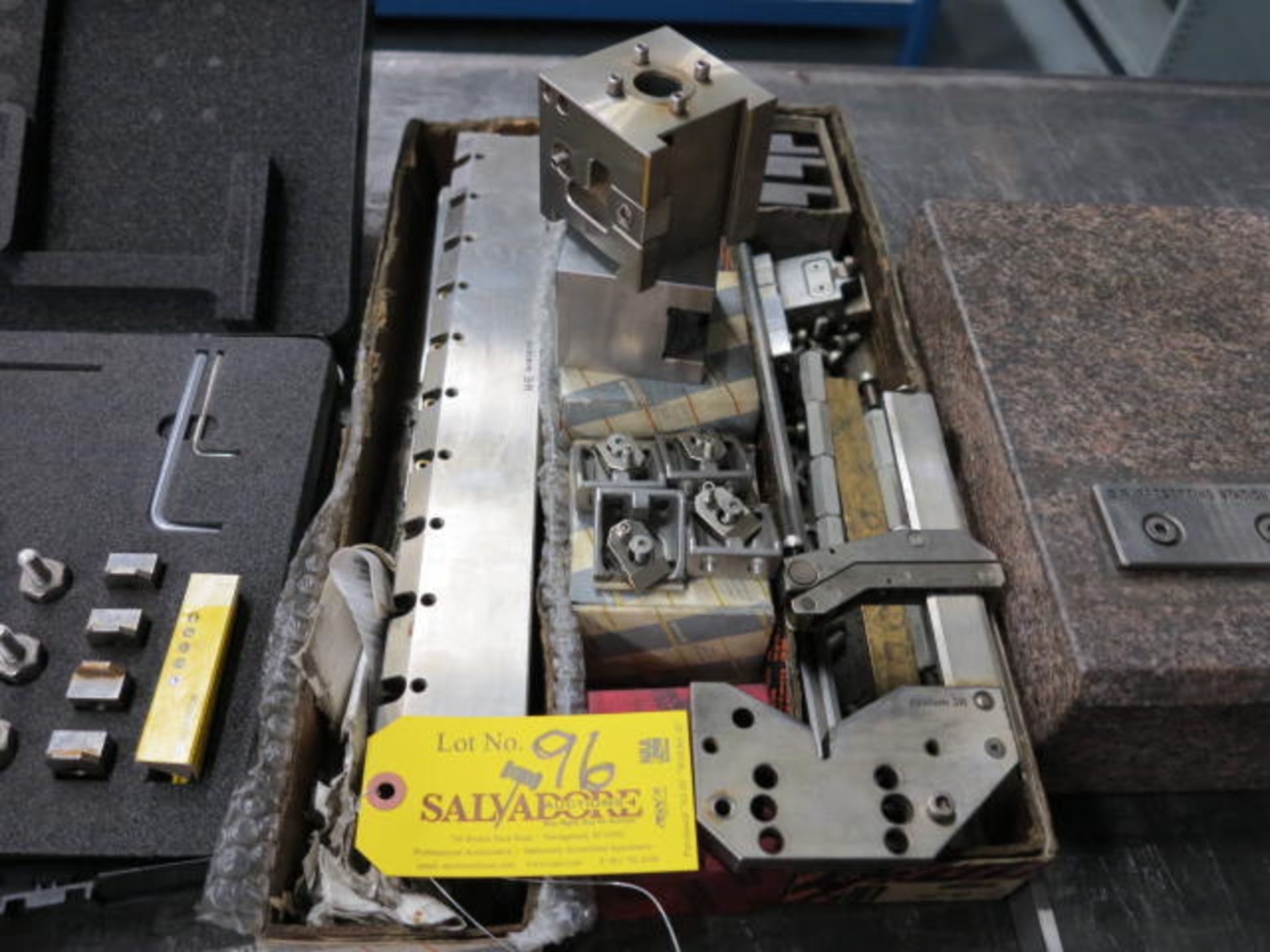 Lot 3R Tooling for Wire EDM with Presesetting Station, Rails, Fixtures and Tool Carriers - Image 3 of 4