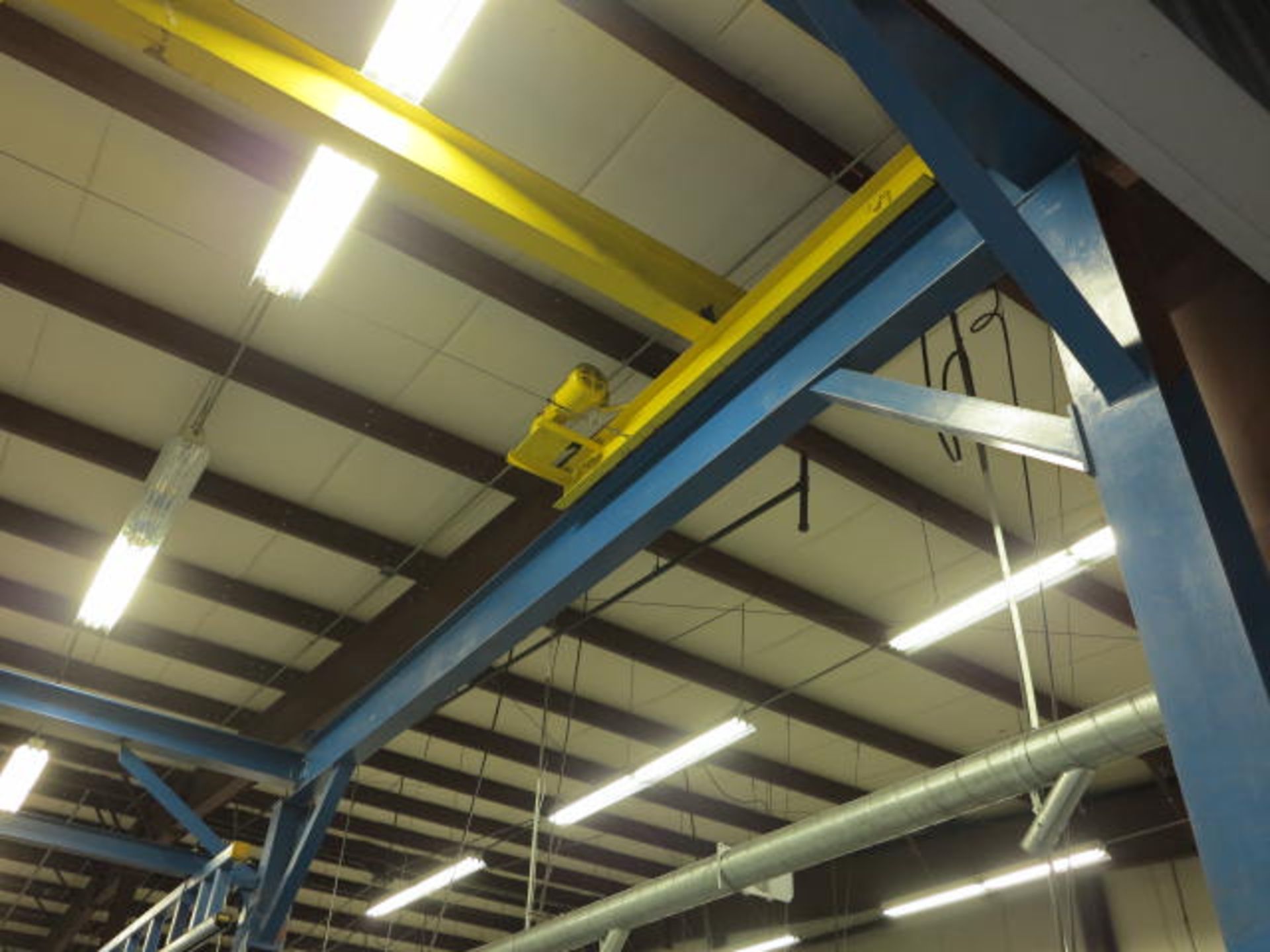 5 Ton Overhead Crane System, 20' x 22'; 16' Clearance Under Hoist, X/Y Power Truck, 5 Ton Nitchi - Image 8 of 8