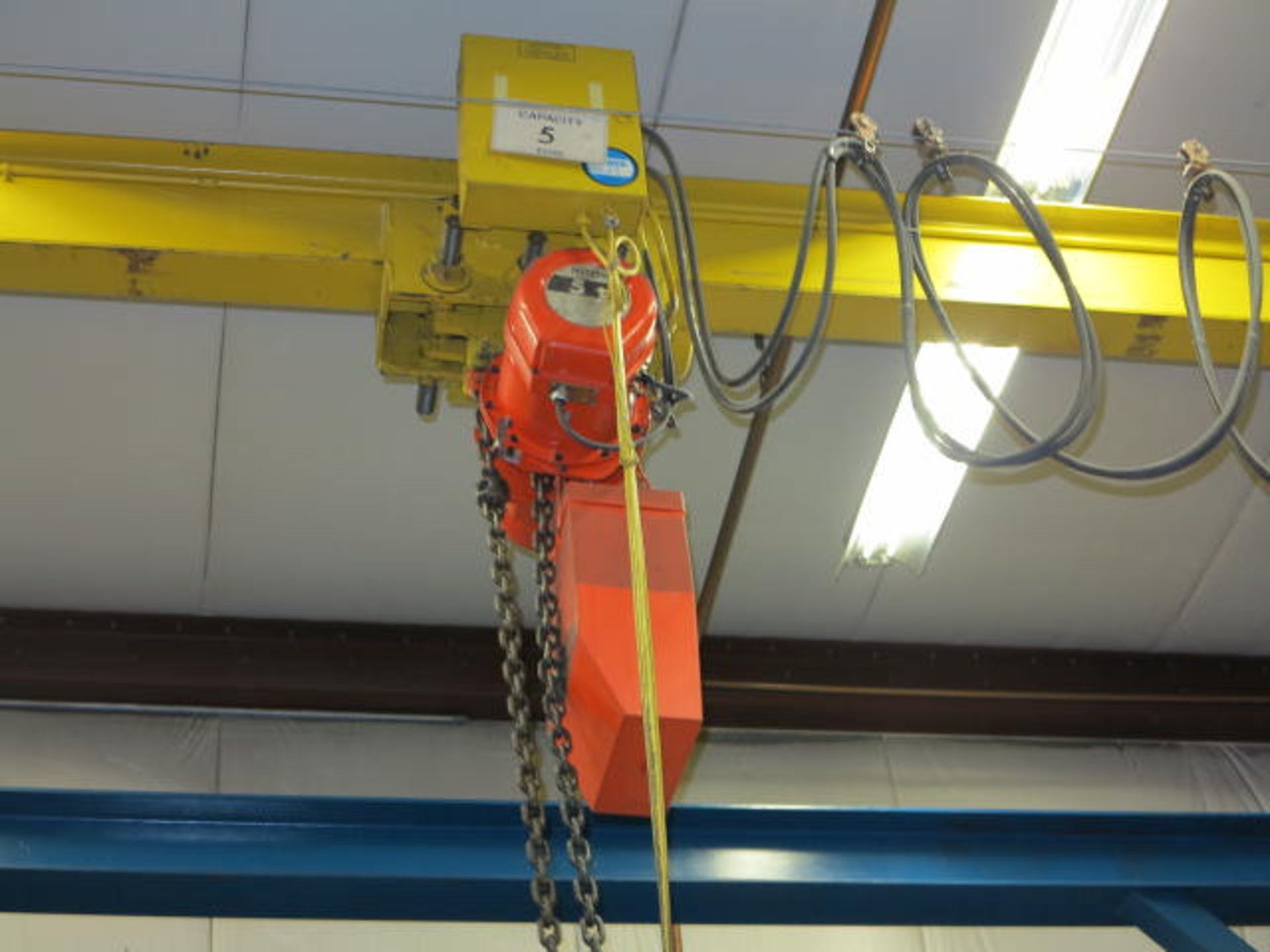 5 Ton Overhead Crane System, 20' x 22'; 16' Clearance Under Hoist, X/Y Power Truck, 5 Ton Nitchi - Image 5 of 8