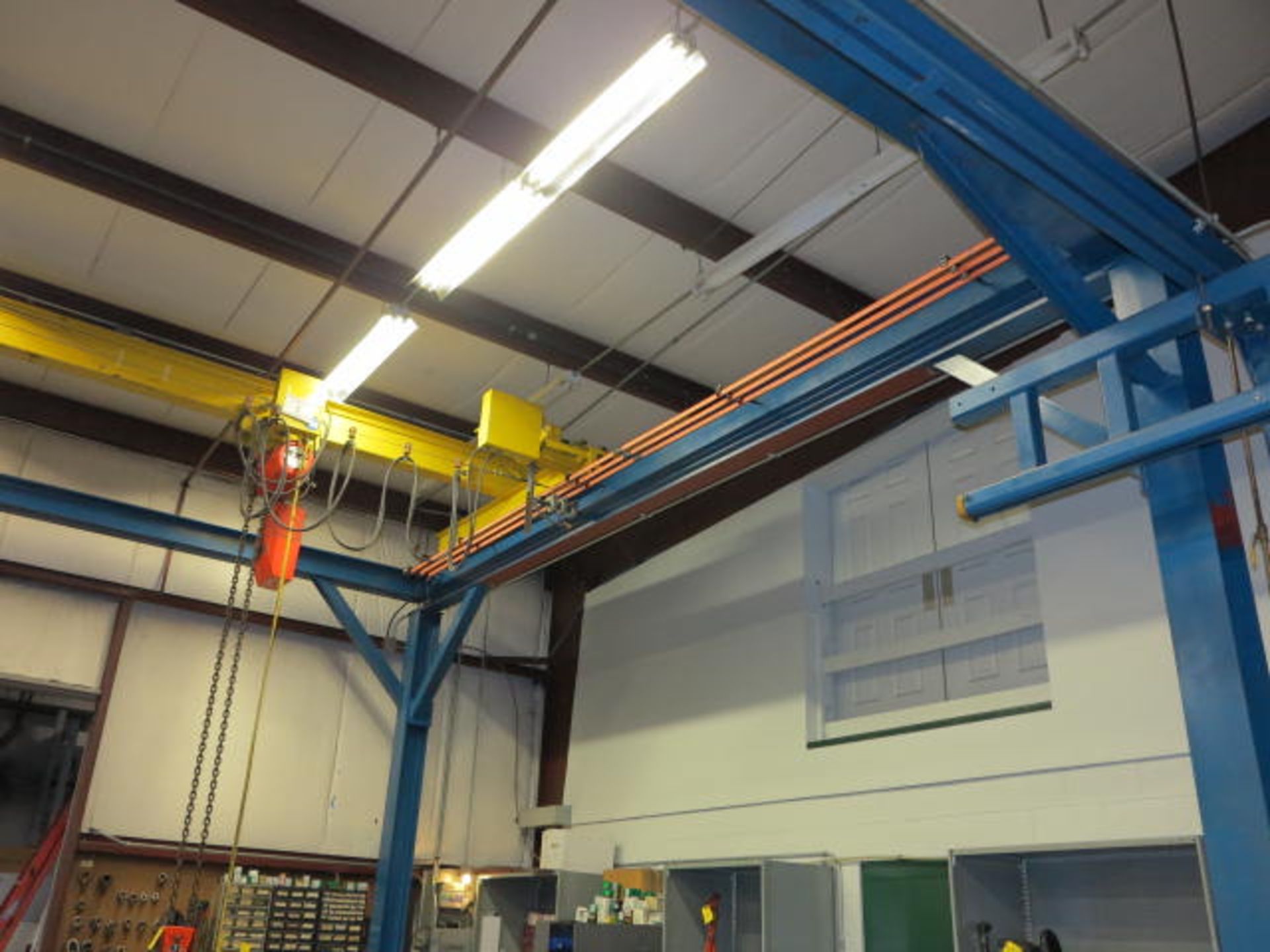 5 Ton Overhead Crane System, 20' x 22'; 16' Clearance Under Hoist, X/Y Power Truck, 5 Ton Nitchi - Image 4 of 8