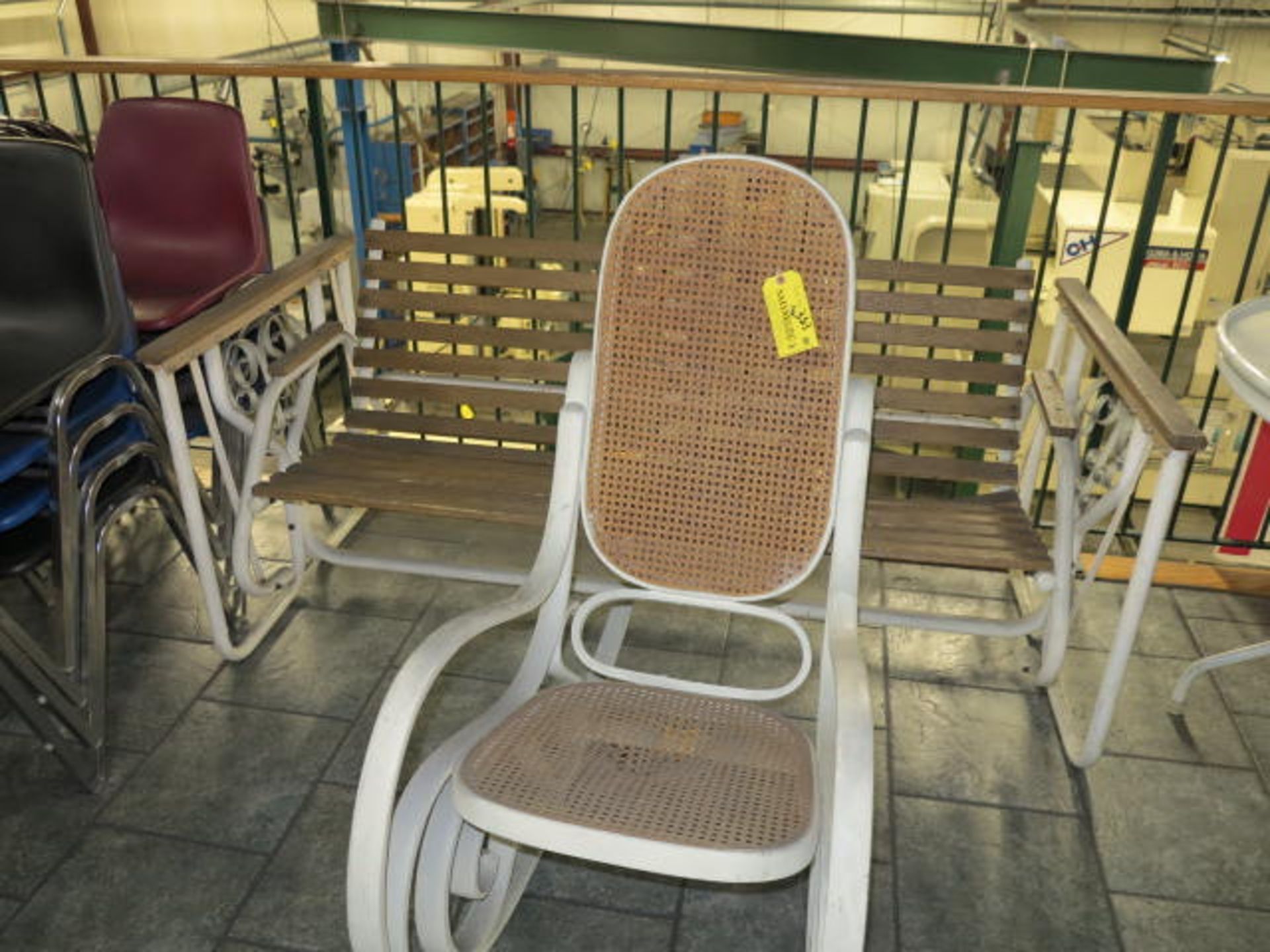 Lot Rocking Chairs Item is Located on Mezzanine