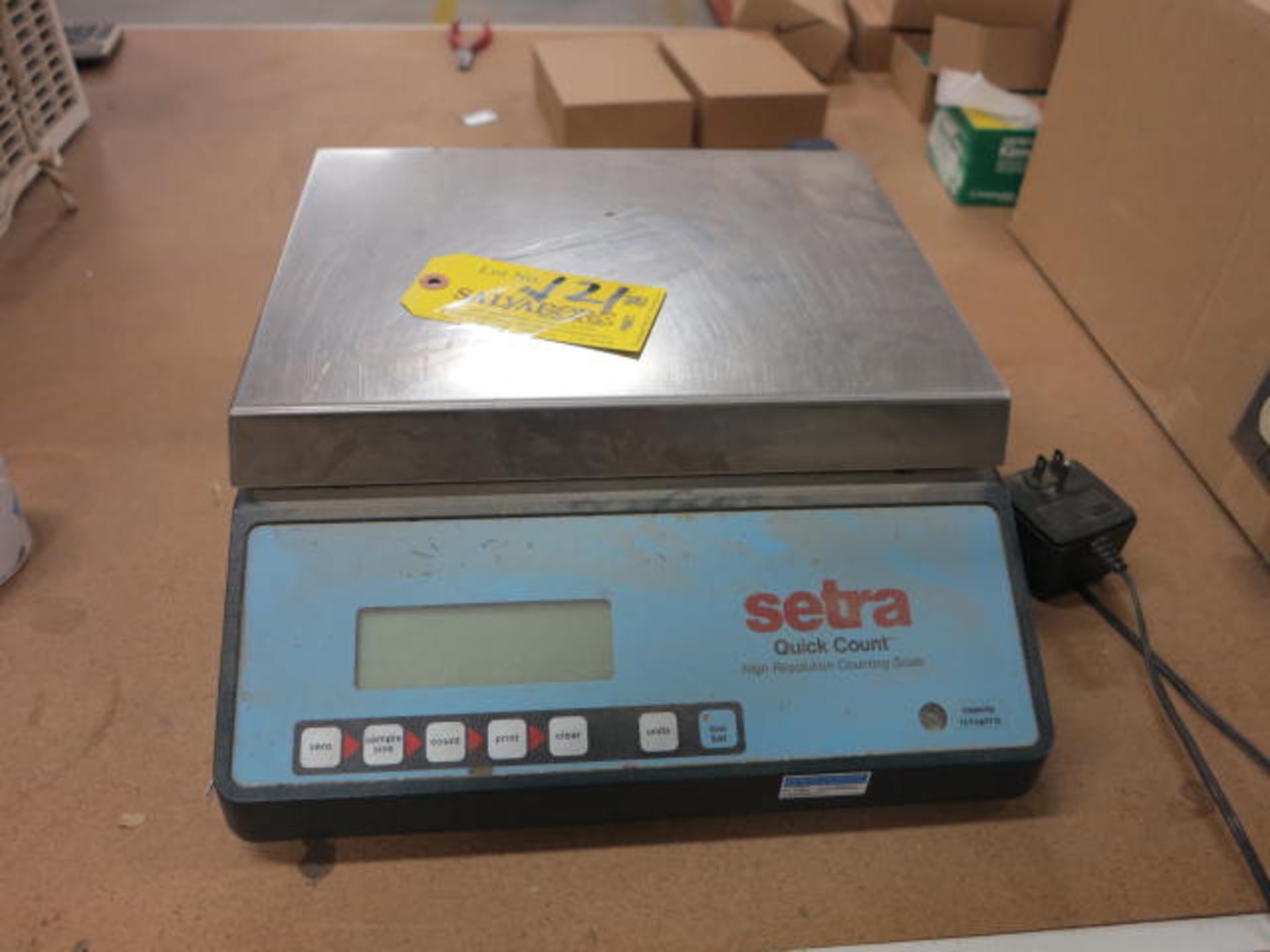 Setra Quick Count Platform Scale 27 lb Cap.