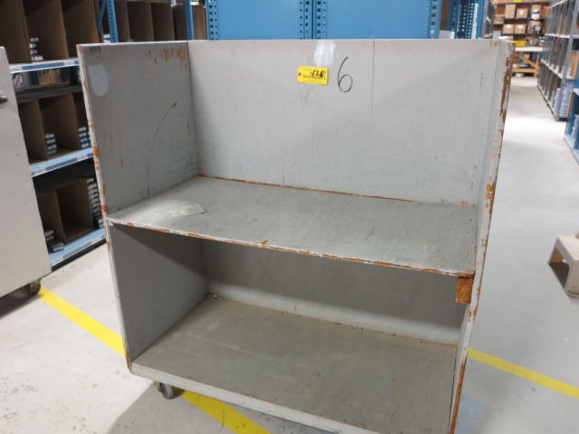 Open Face Wood Shop Cart 4' x 2' x 53''