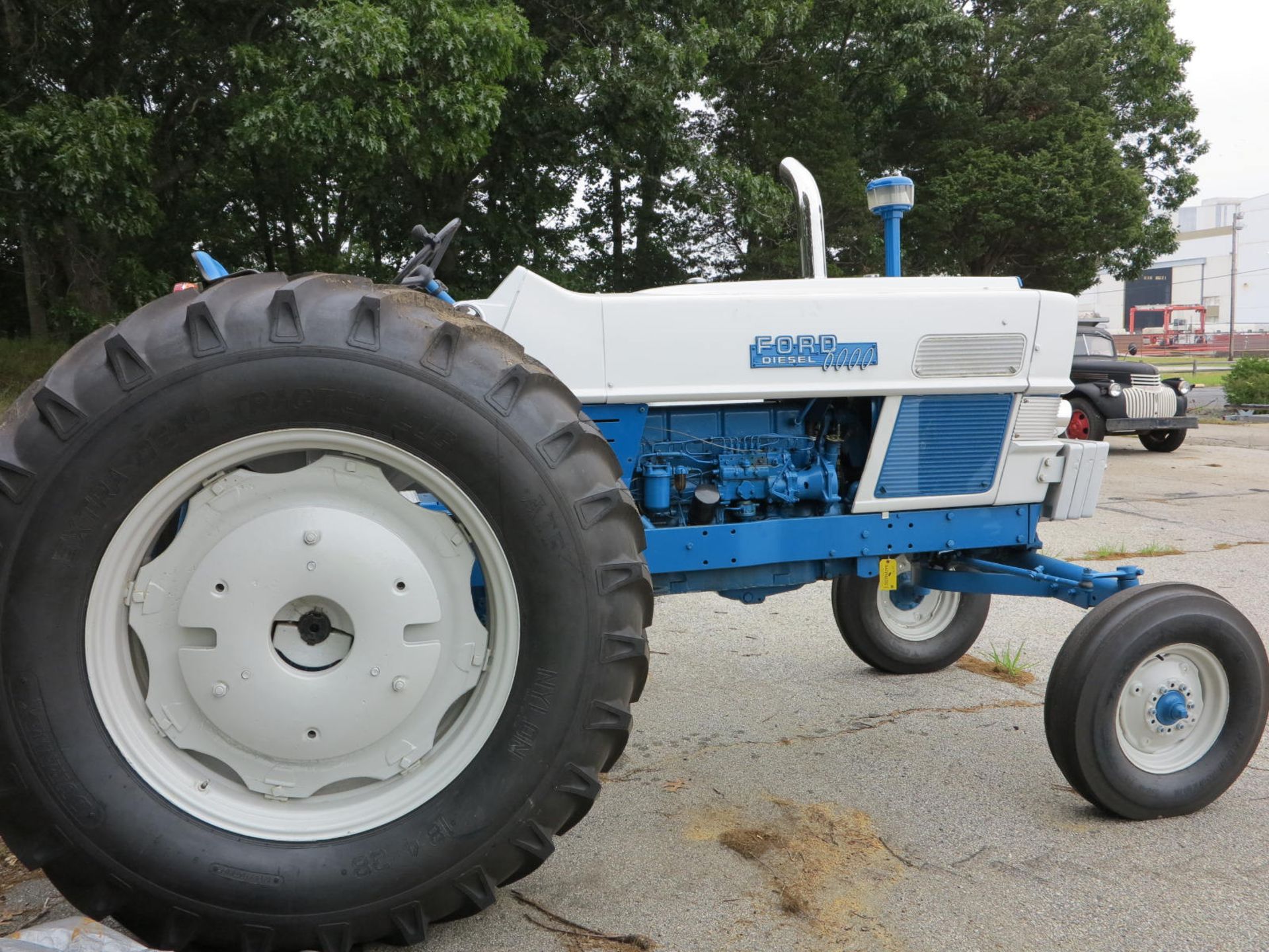 1960 Ford Diesel 6000 Tractor Frame Off Restoration Ford Diesel Engine New Duramax 18.4-38 Rear - Image 3 of 48