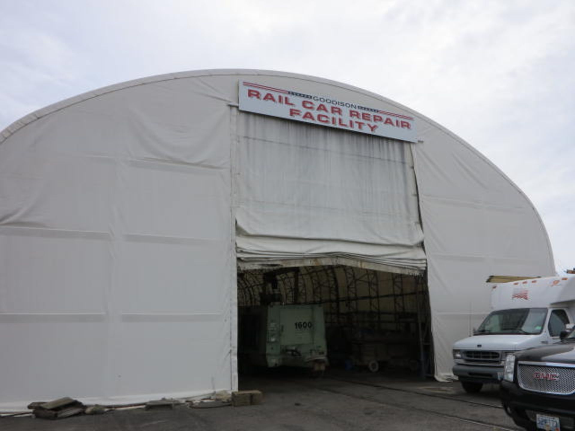 50' Quonset Hut with Prefabricated Structural Hardware, Fabric Covering, Nuts and Bolts, Vents, - Image 13 of 17