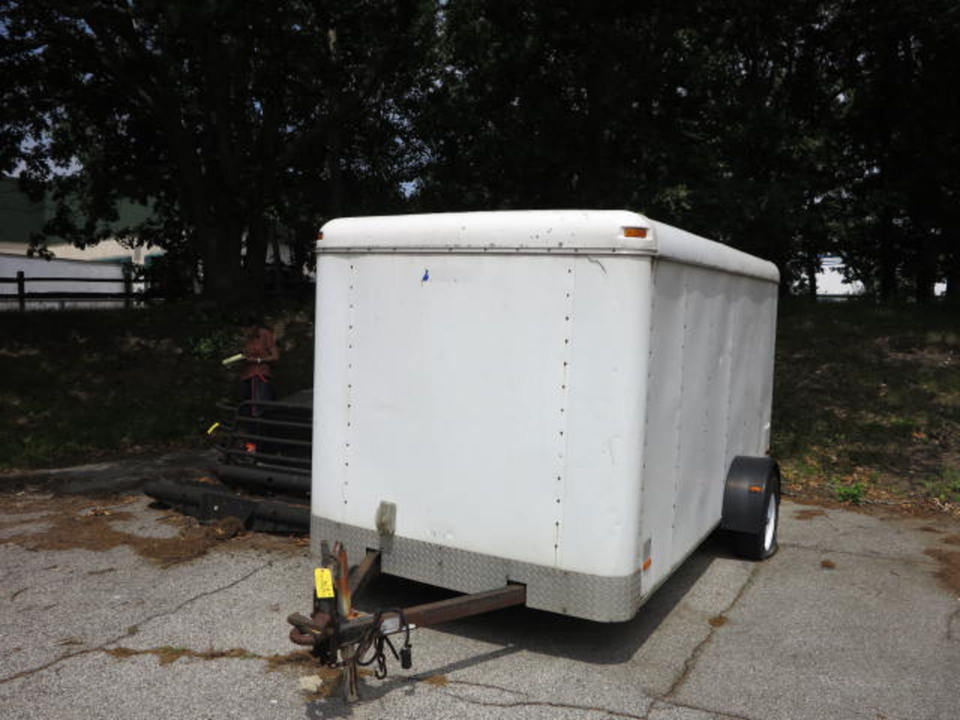 Pace American Worksport 6 x 12 Enclosed Trailer Model WS612SHD VIN 40LFB1210YP063130, with Ramp BOS.
